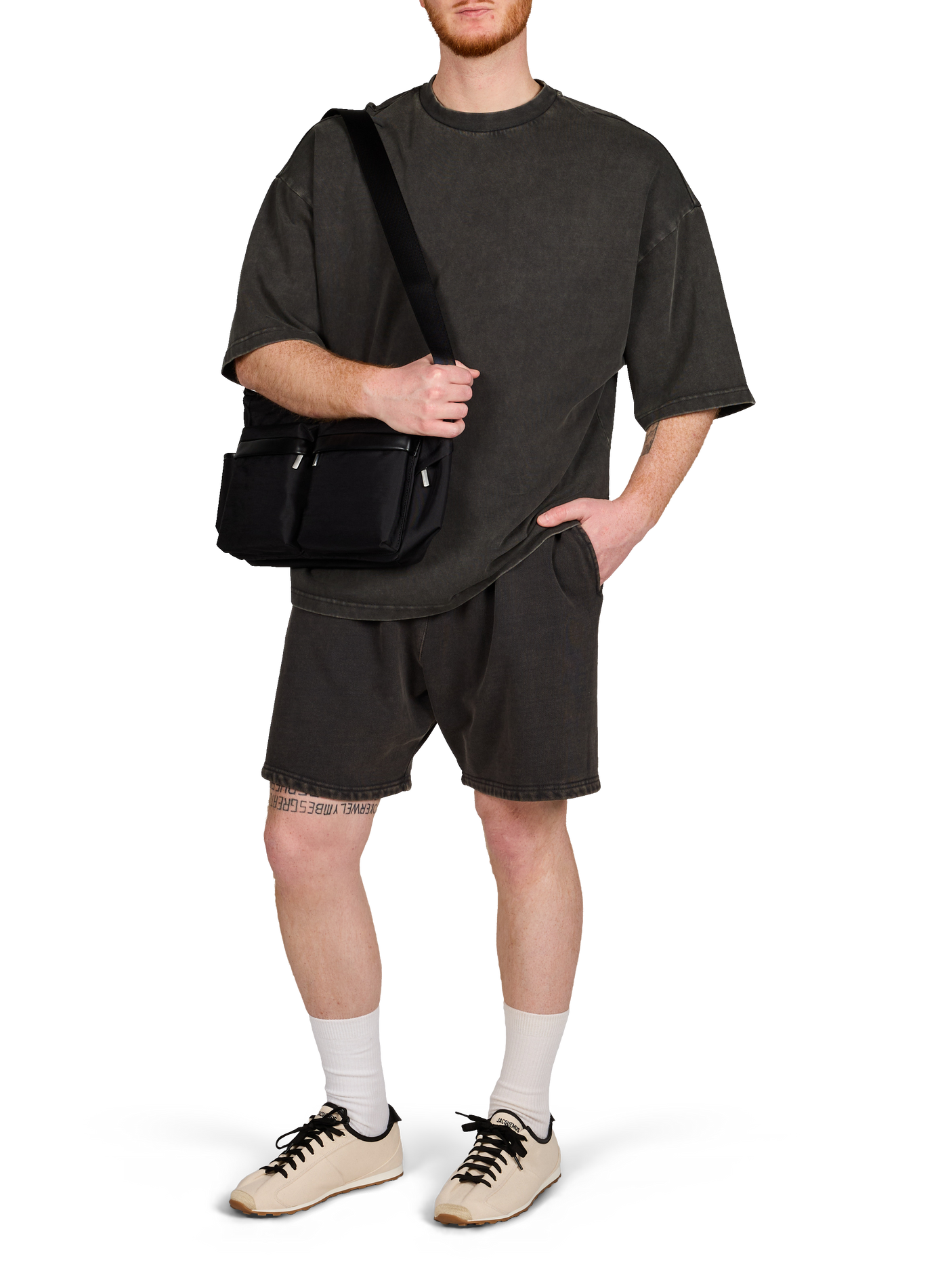 Adjustable plain bag SAISON 1865 Black