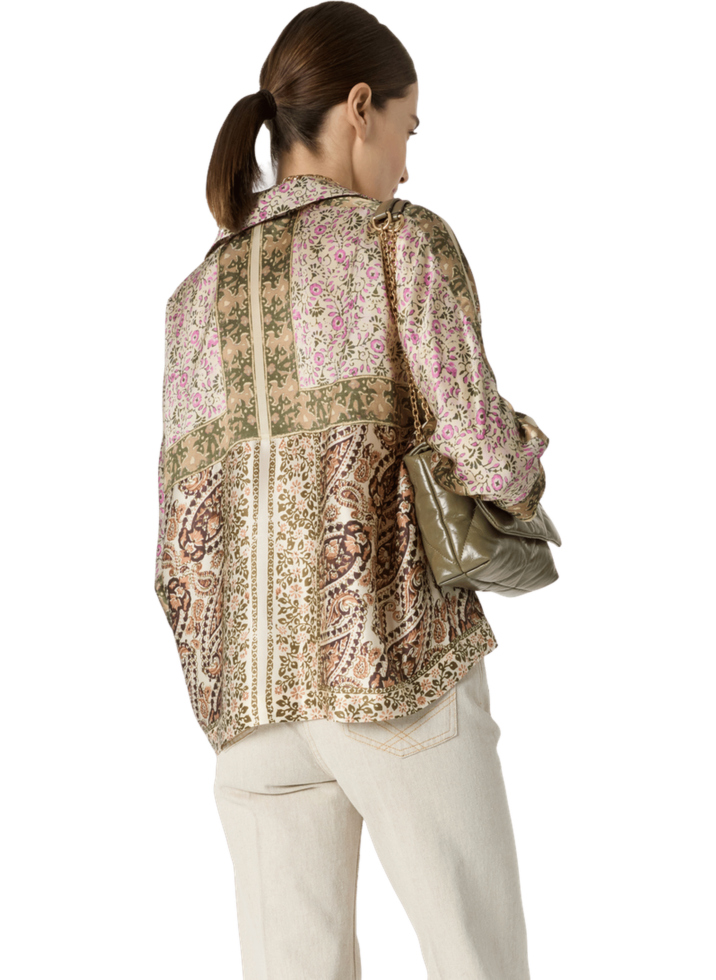 Chemise imprimée en soie - caurelie GERARD DAREL Multicolore