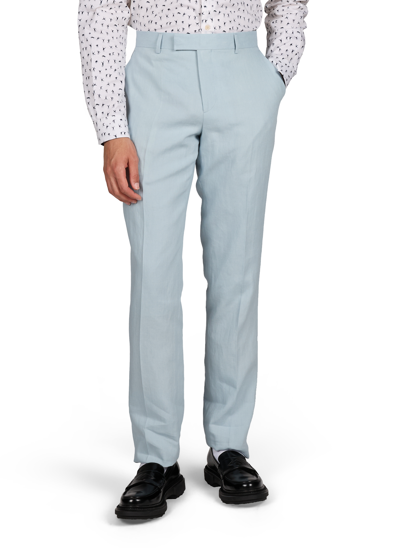 Costume en lin PAUL SMITH Bleu