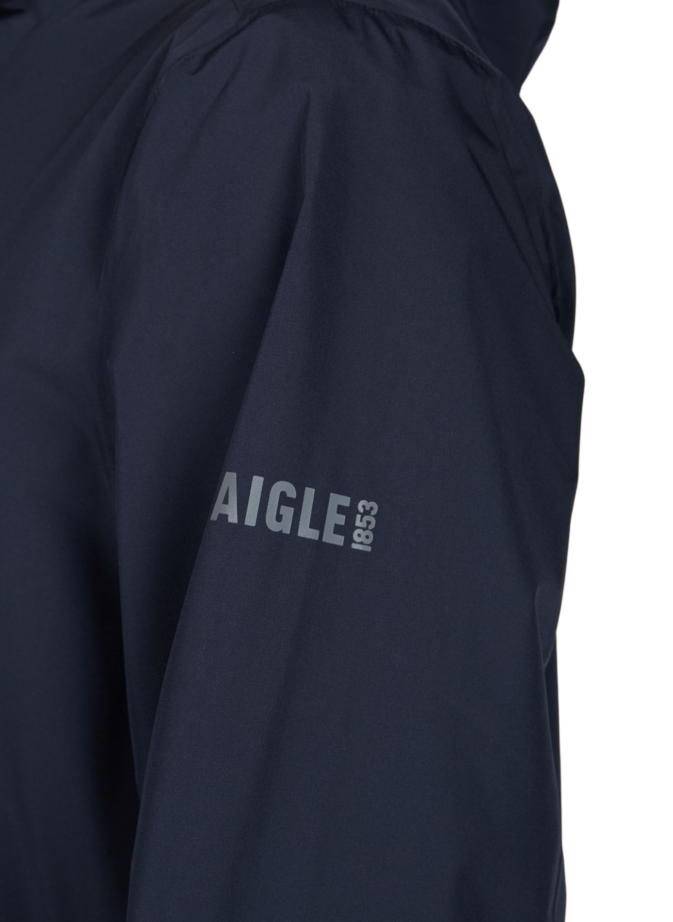 Mid-length hooded jacket AIGLE Blue