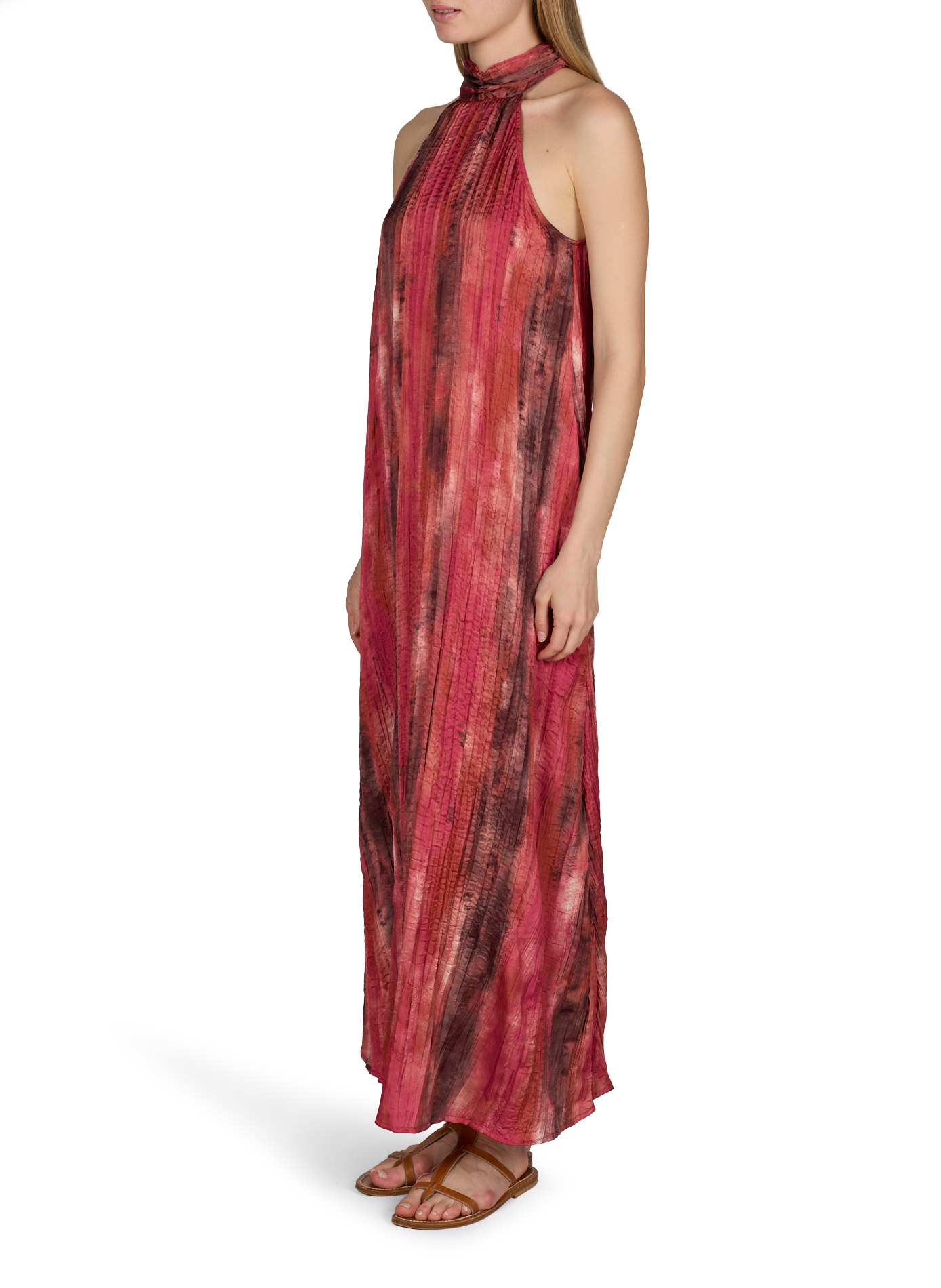 Robe plissée Vivaia sans manches  VILA Multicolore