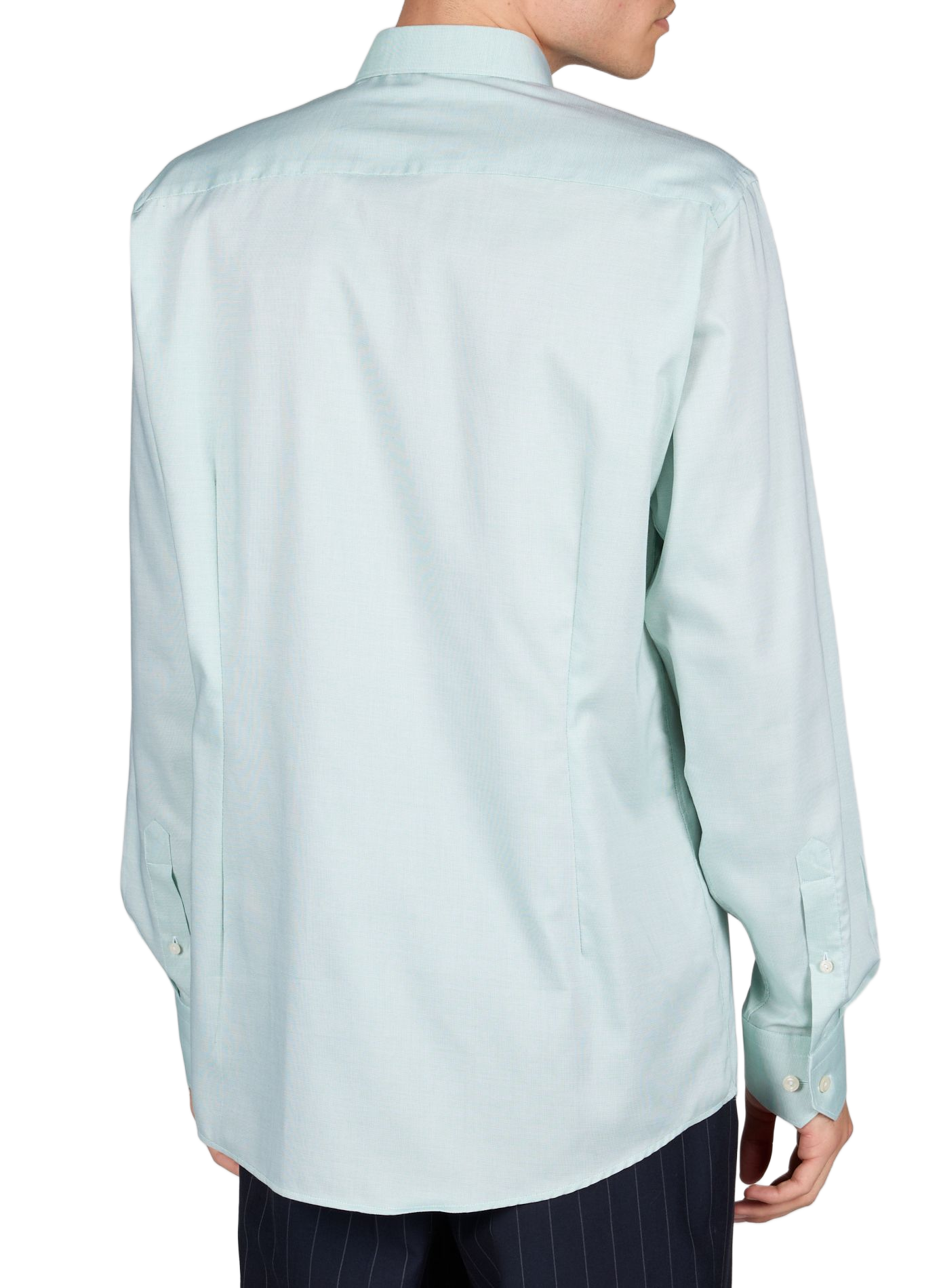 Long-sleeve cotton Shirt ETON Green