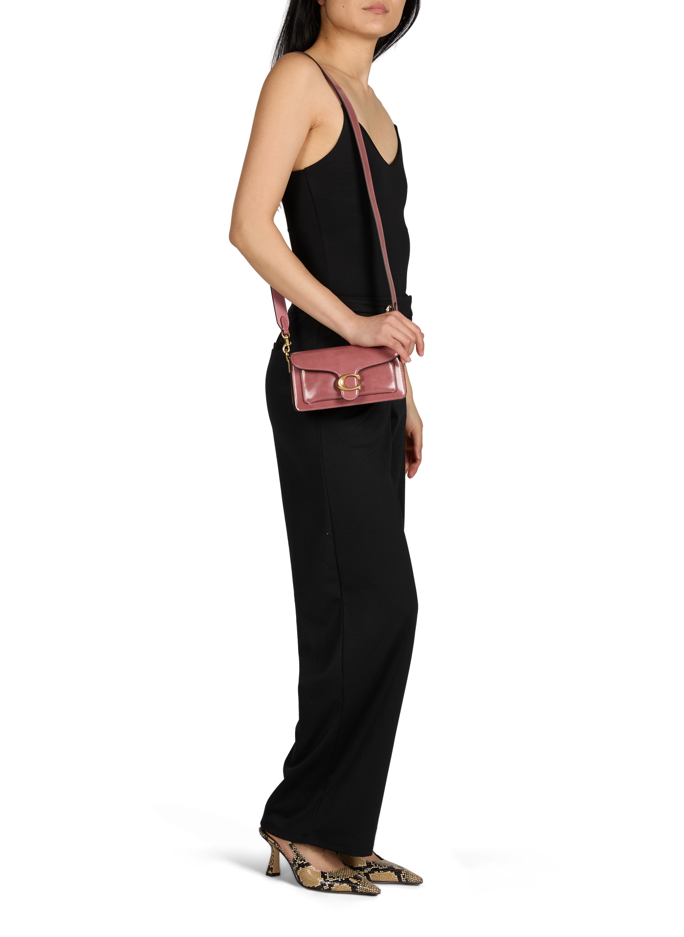 Tabby leather bag COACH Pink