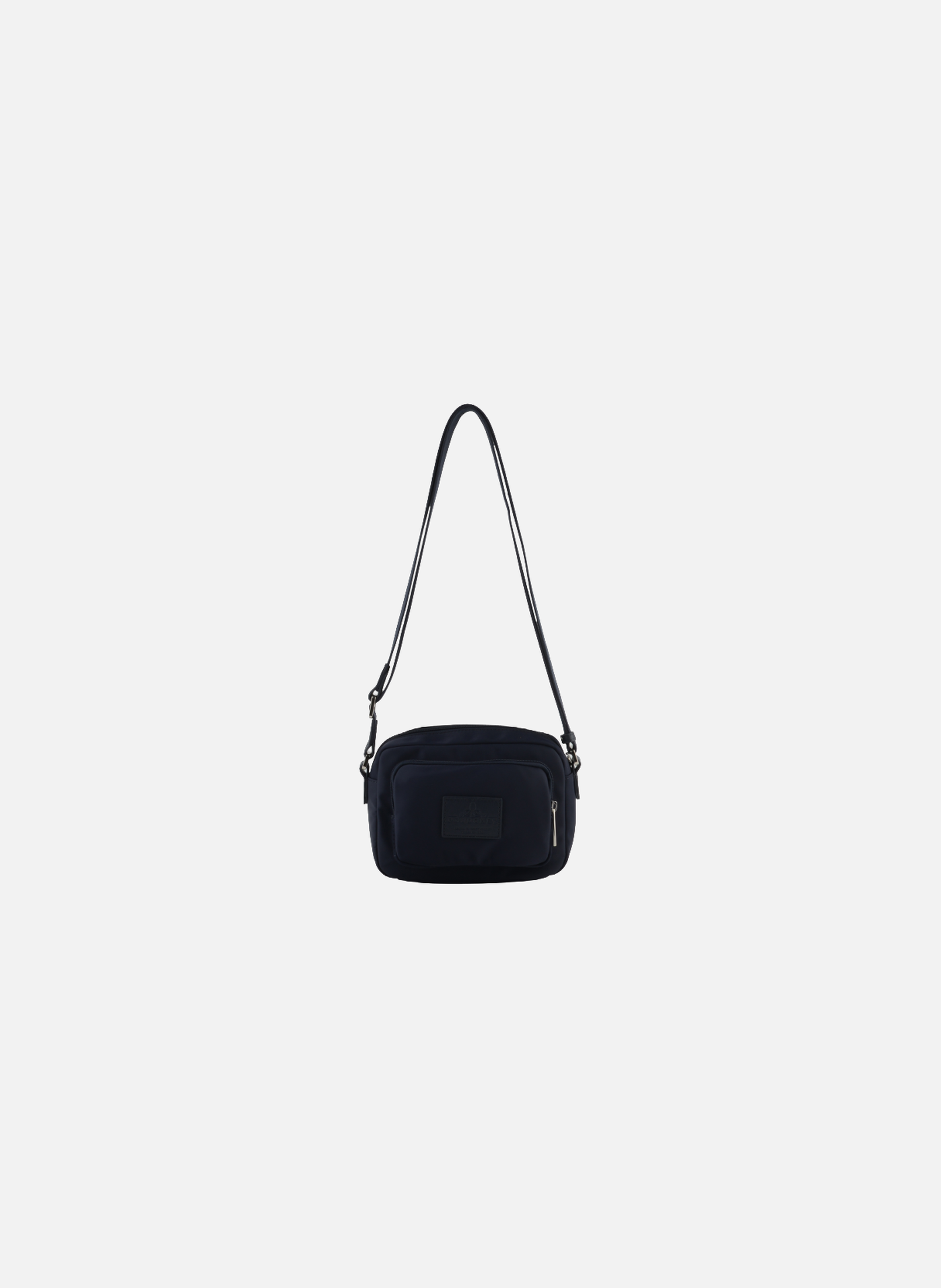 Escale | sac porté travers en toile garnie cuir POURCHET Bleu