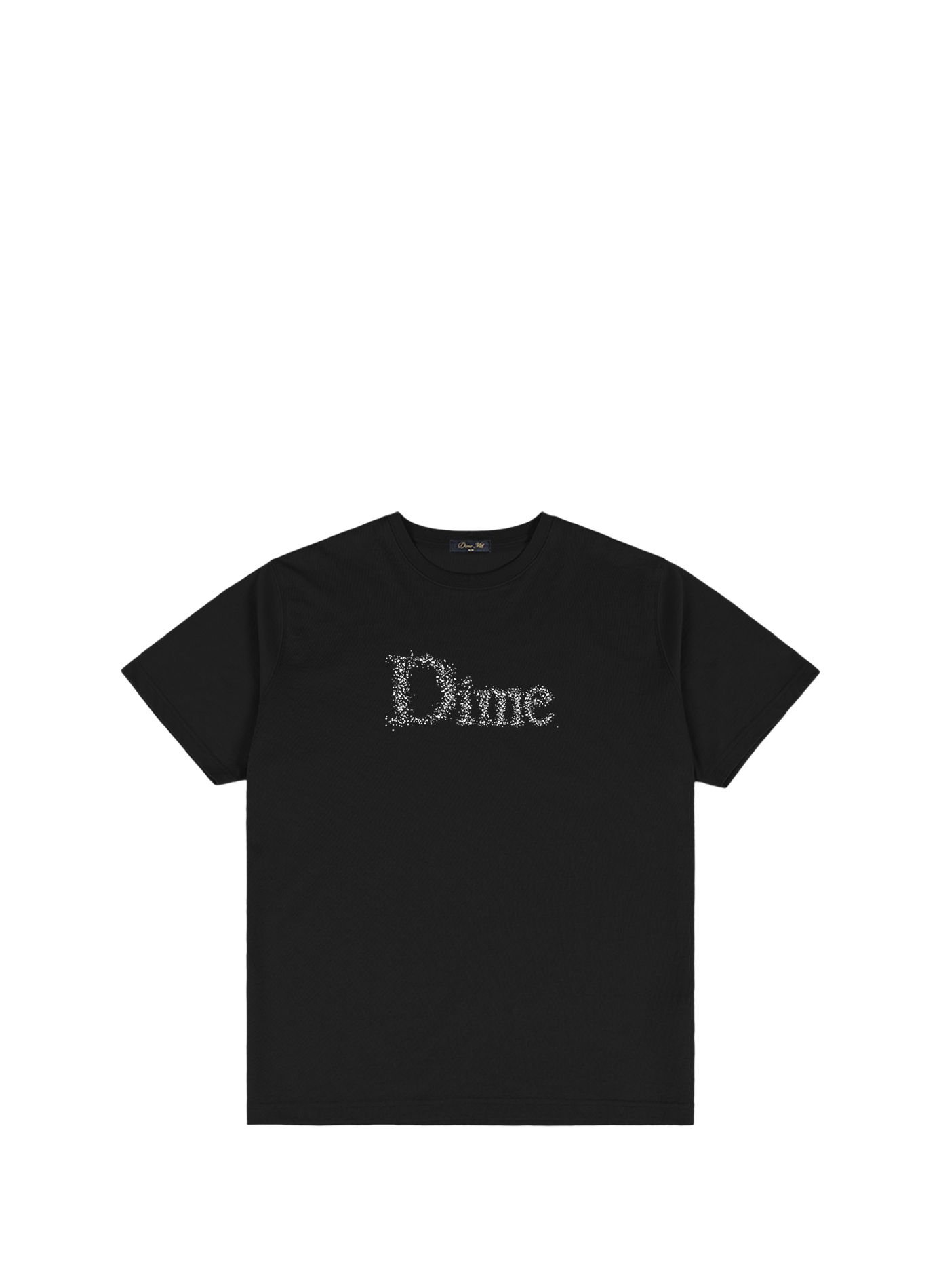 Straight-fit cotton T-shirt DIME Black