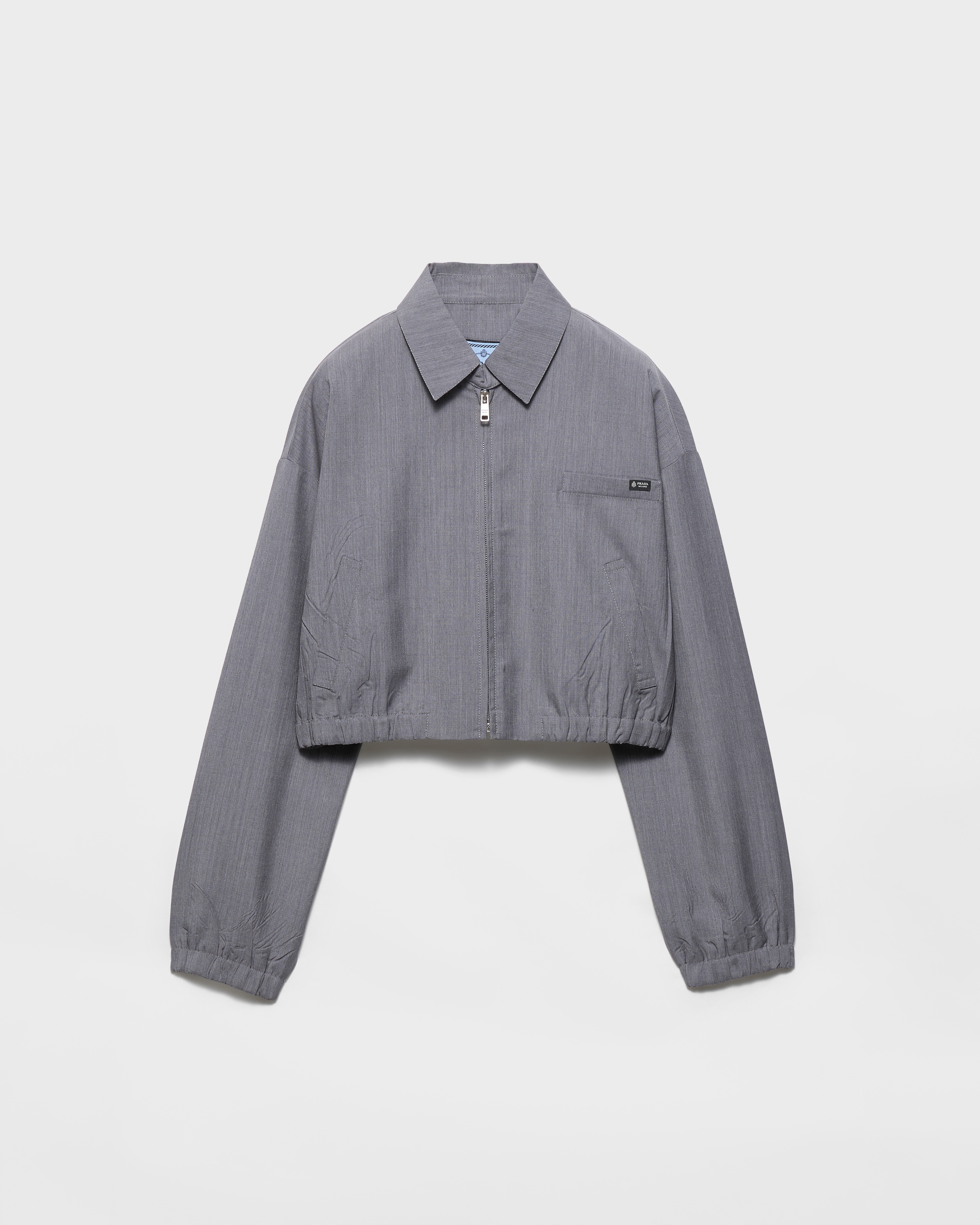 Blouson en mohair léger PRADA Gris