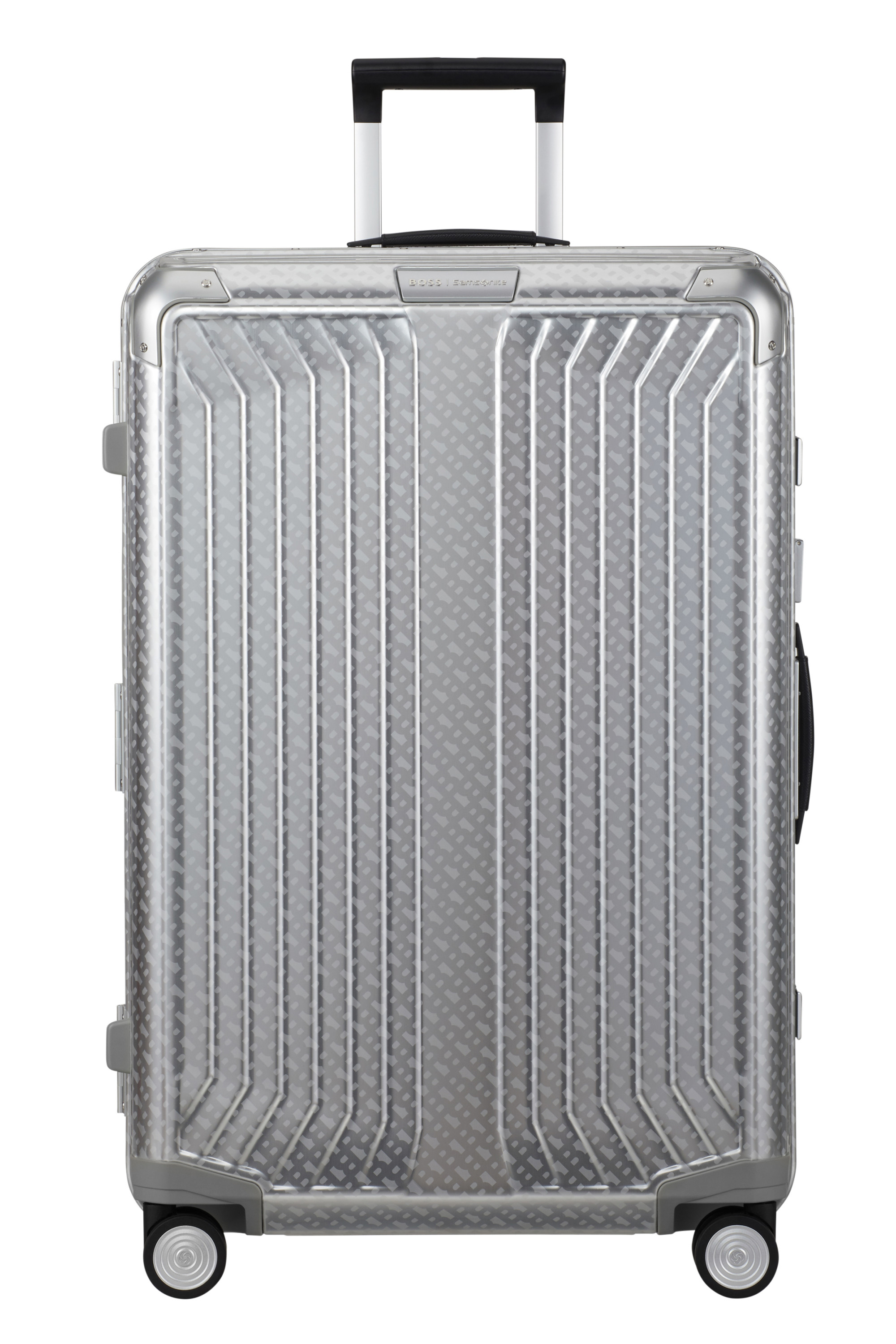 Lite-box alu / boss valise 4 roues taille l SAMSONITE Argent