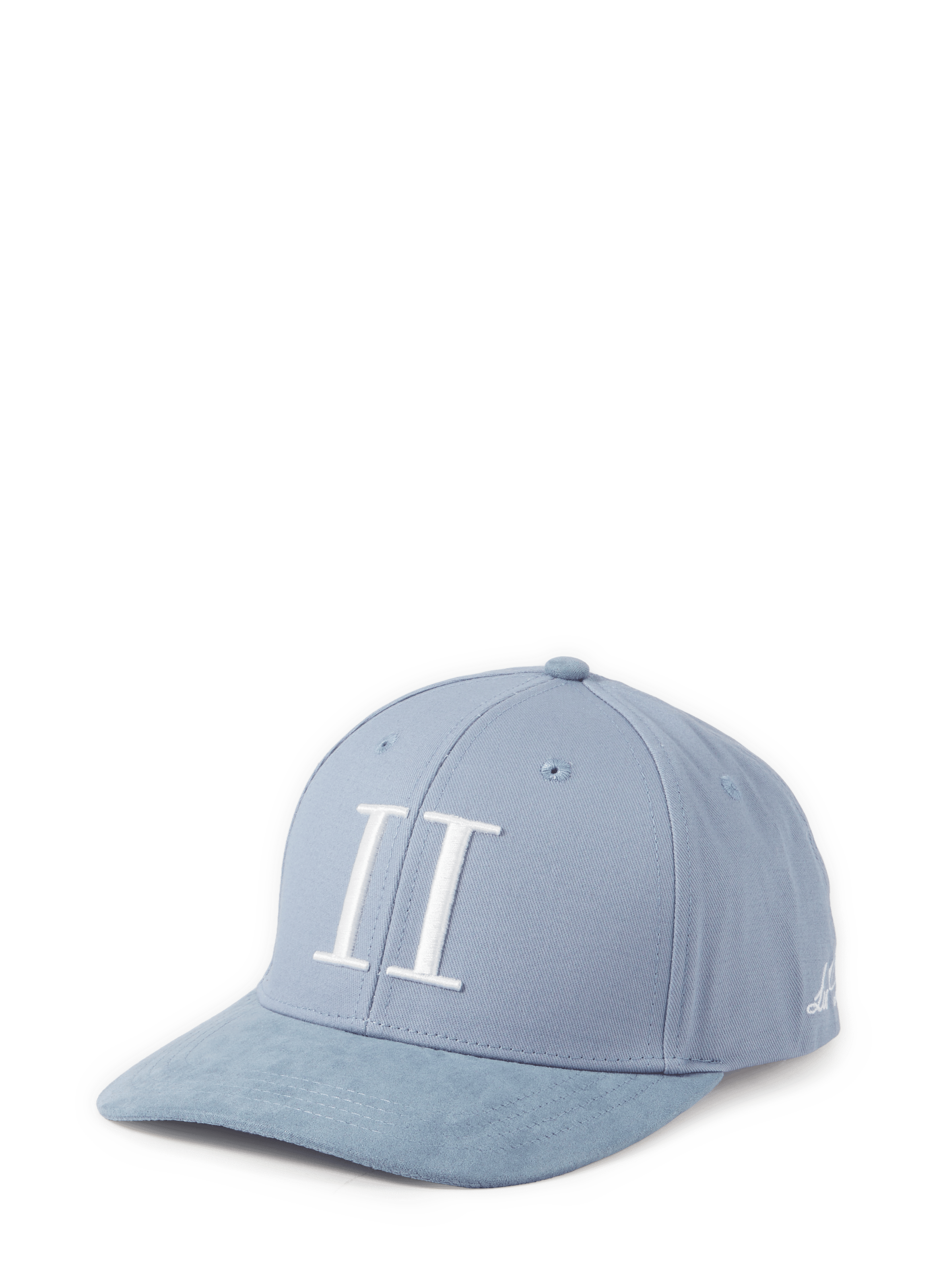 Embroidered cotton baseball cap LES DEUX Blue