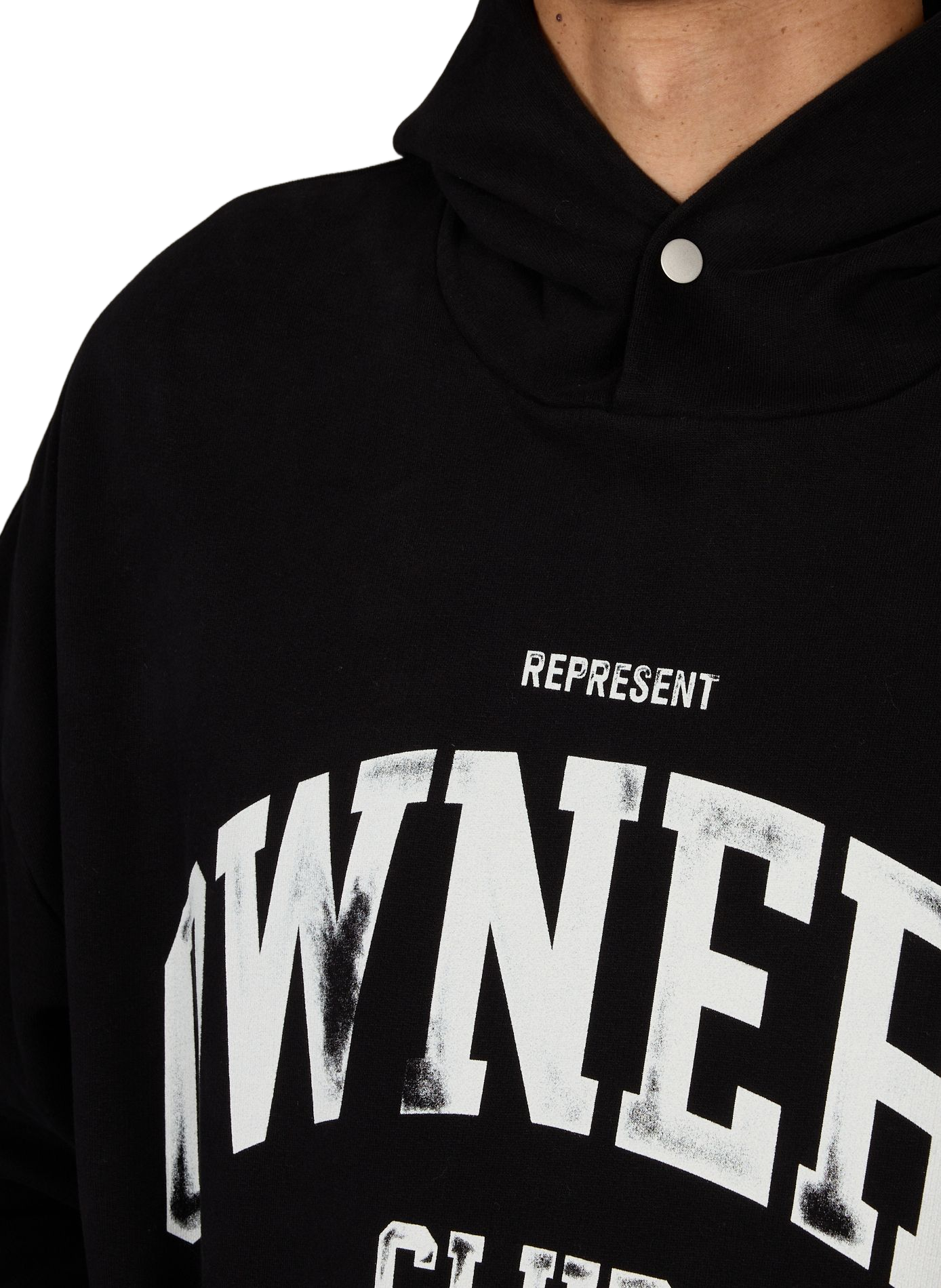 Cotton hoodie REPRESENT Black