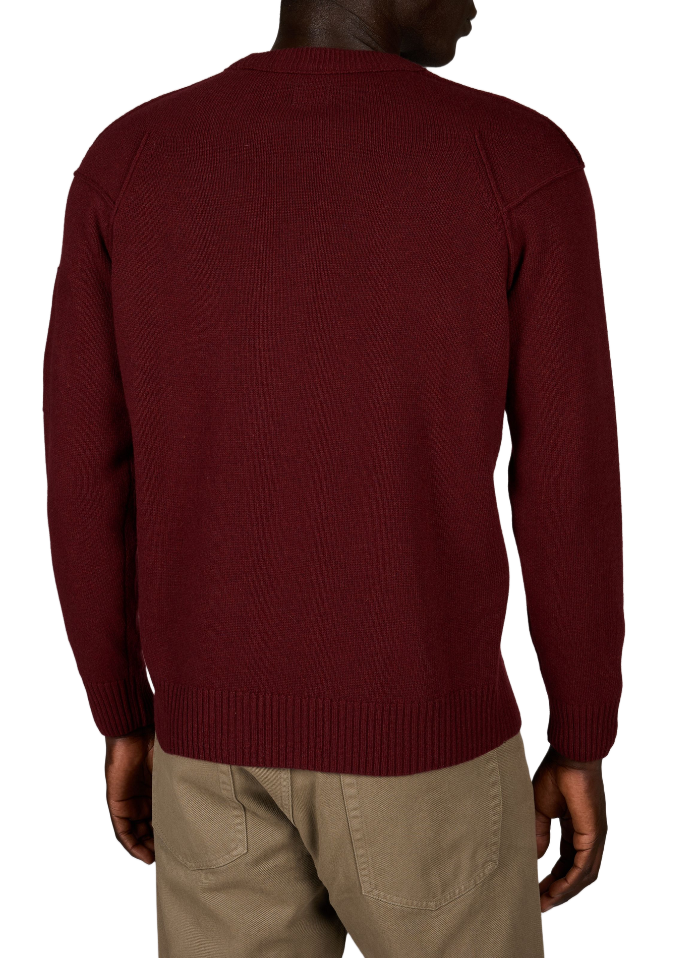 Pantaloni dritti in misto lana CP COMPANY Rosso