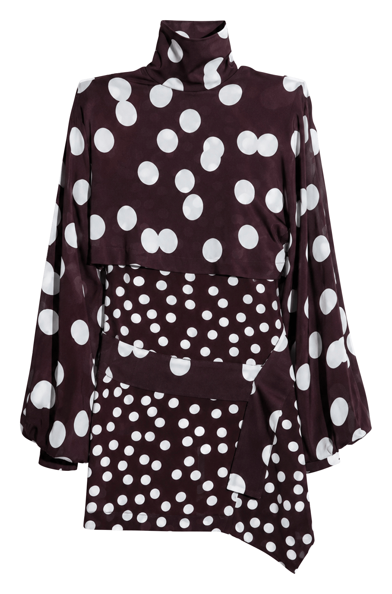 Robe courte col montant imprimée damelia IRO Multicolore