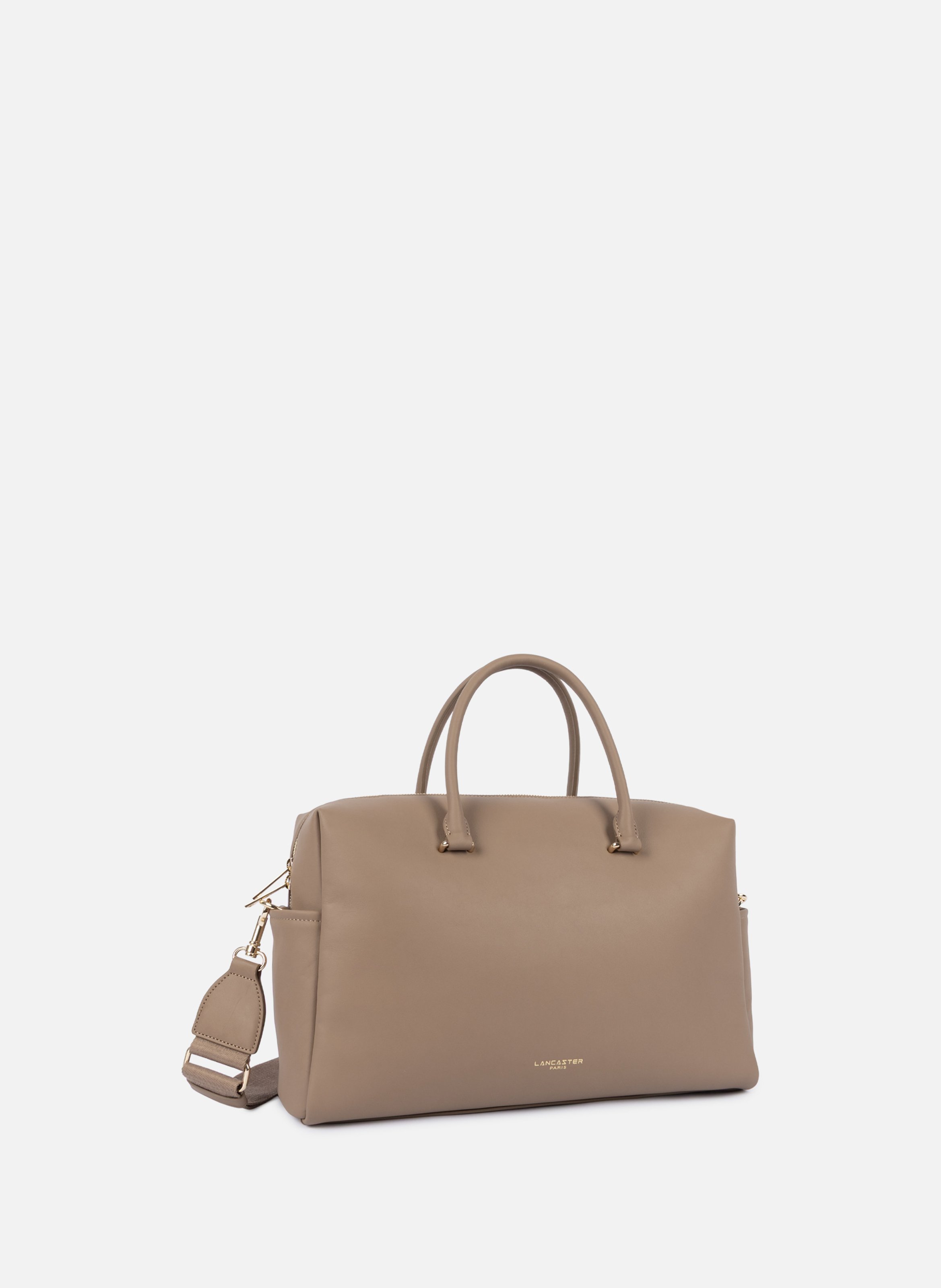 Grand sac cabas main - donna cube LANCASTER Marron