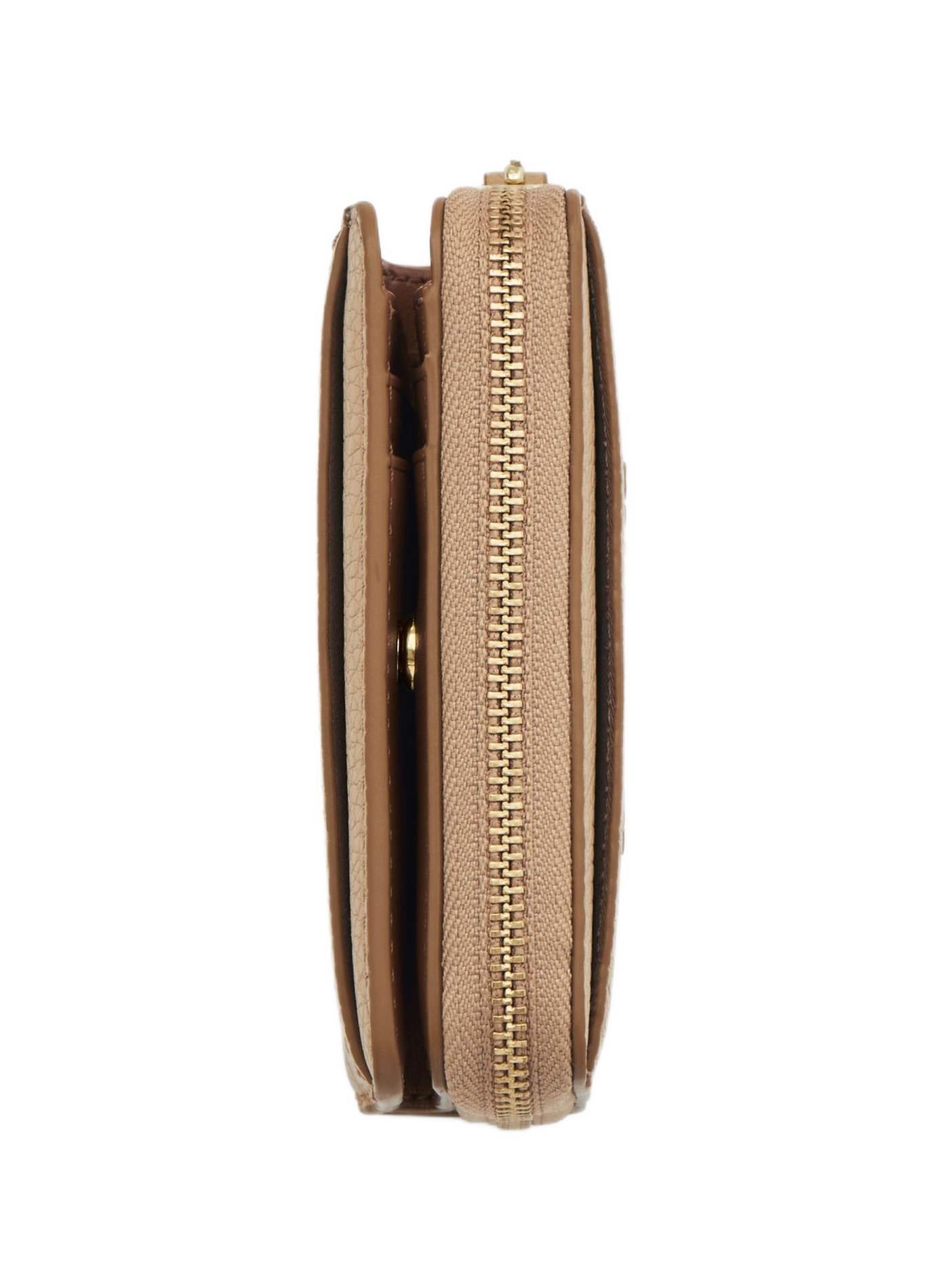 Portemonnee The Leather Mini | Bruin MARC JACOBS Dames