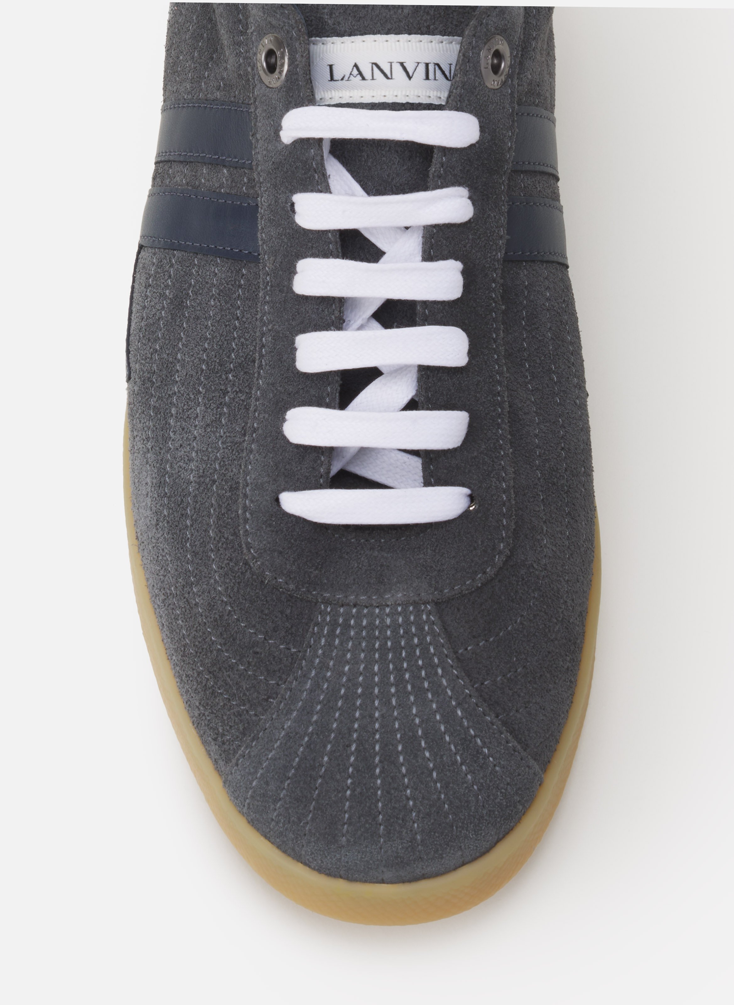 Sneakers glen 2.0 en cuir LANVIN Gris