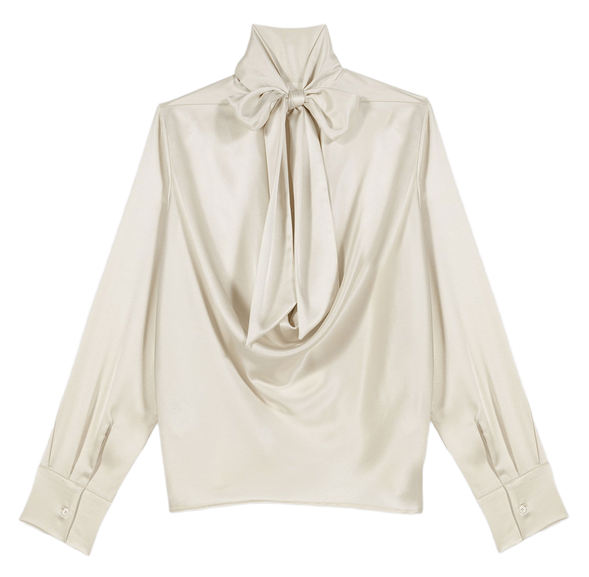 Top droit fluide MAJE Beige