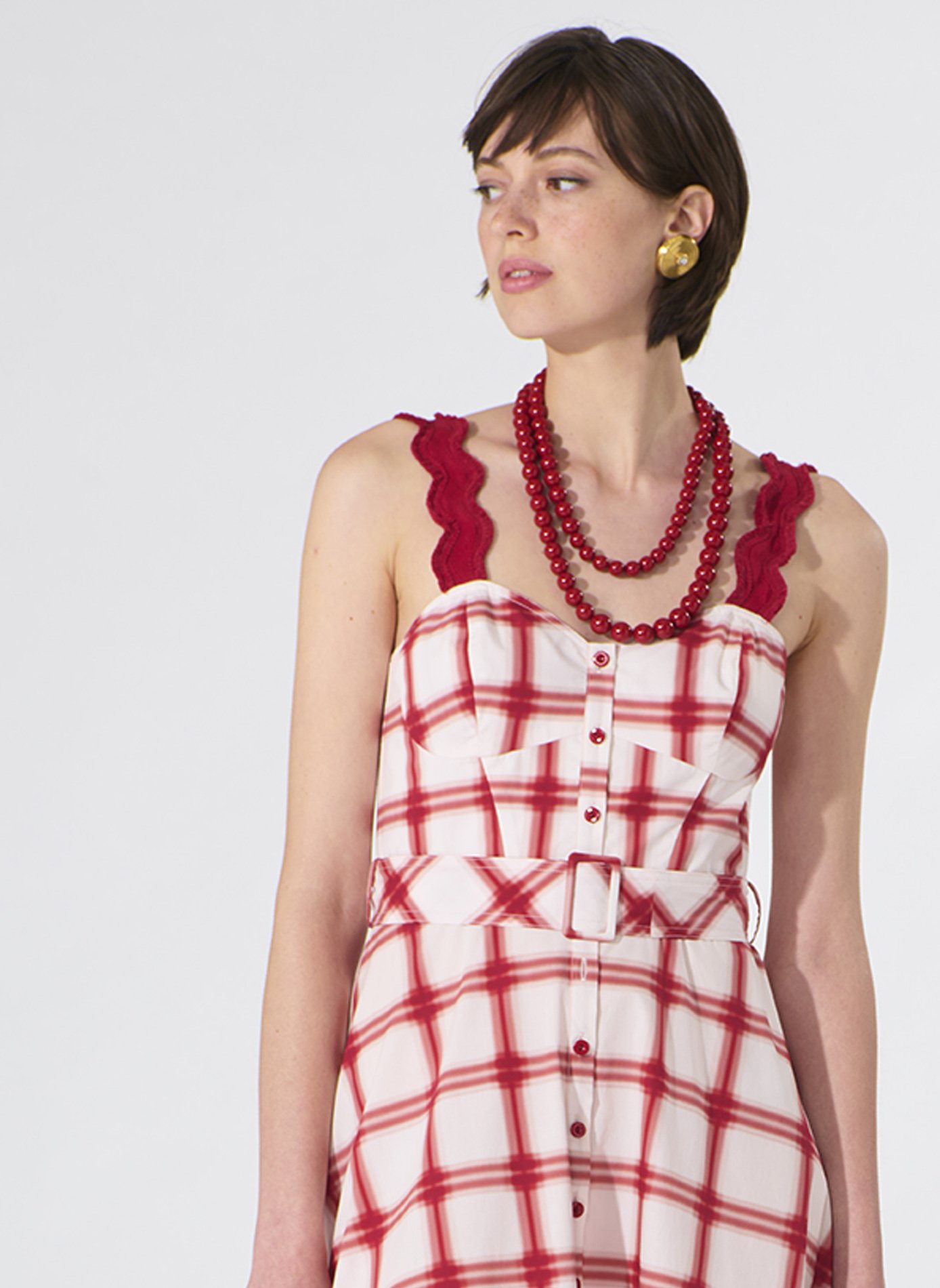 Collier betty TARA JARMON Rouge