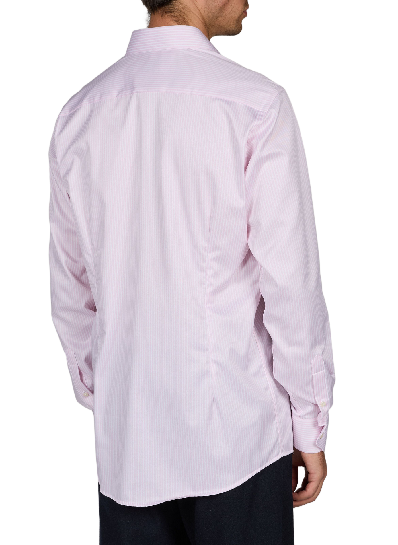 Gestreiftes Hemd aus Baumwolle ETON Rosa