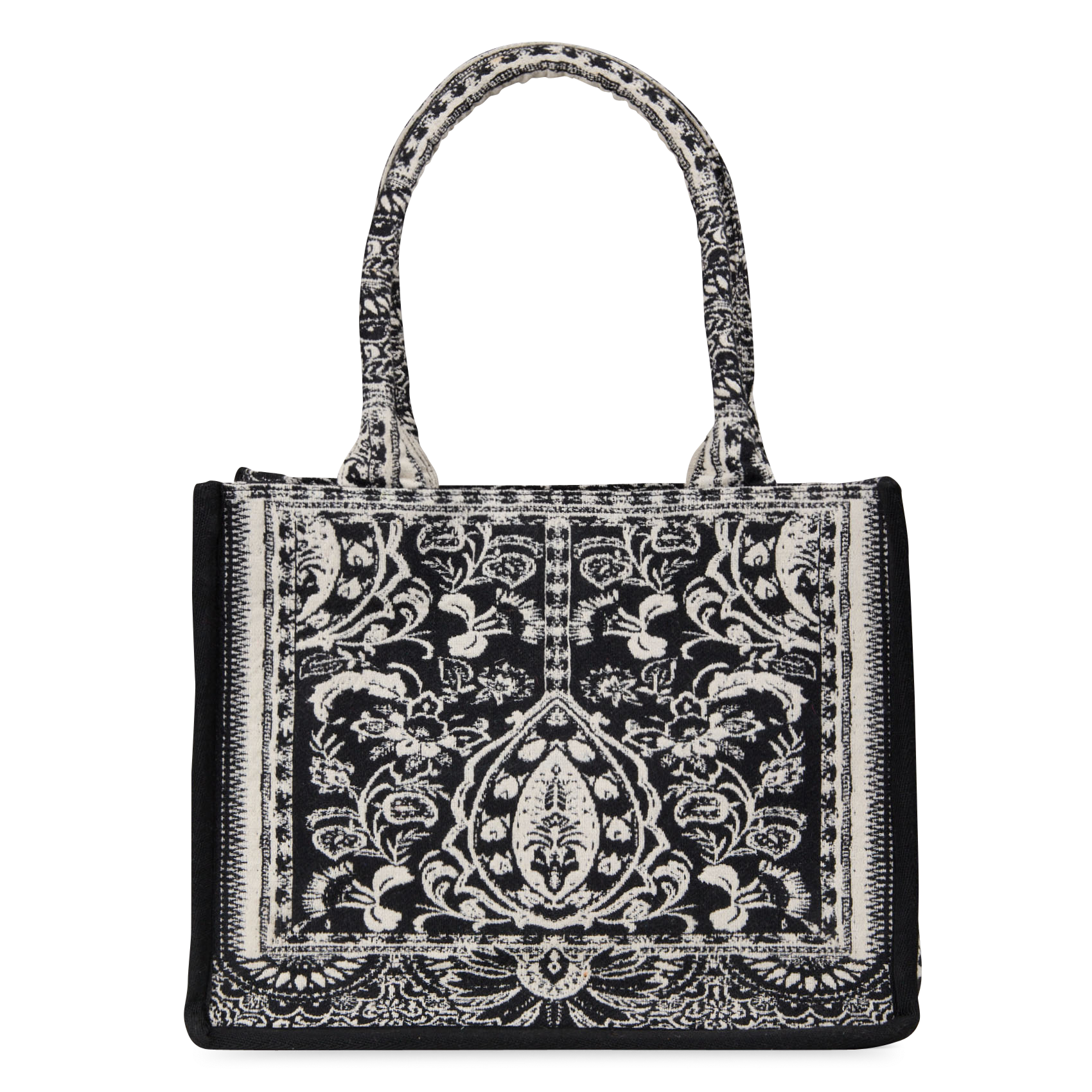 Jacquard shopper LA FEE MARABOUTEE Zwart