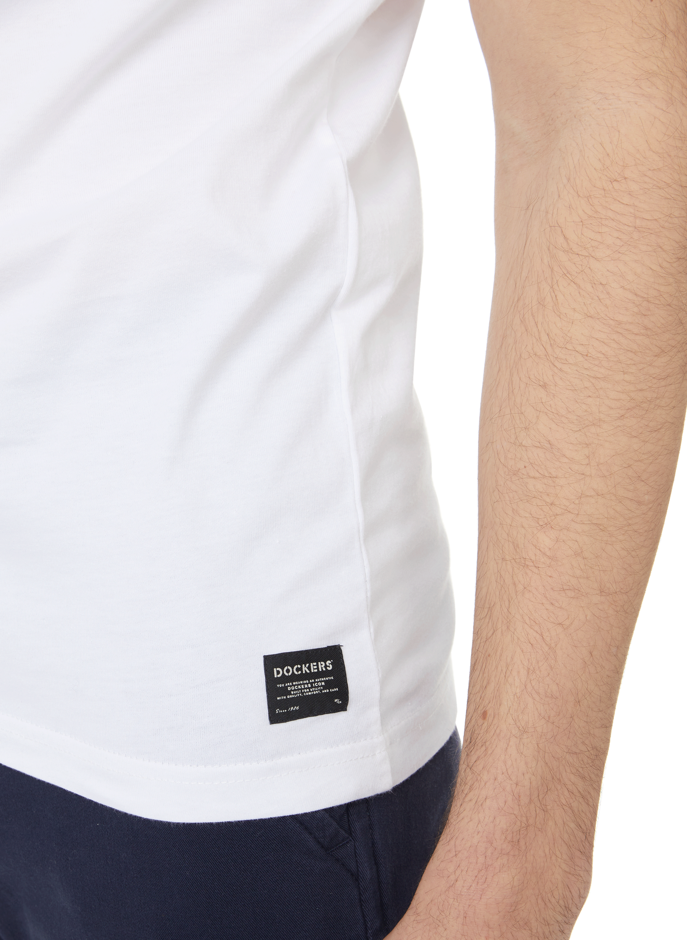 Cotton T-shirt DOCKERS White