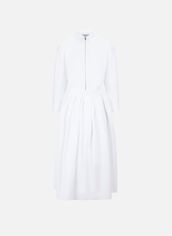 Robe en popeline de coton stretch PRADA Robe en popeline de coton stretch PRADA