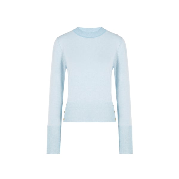 Pull avec bords côtelés