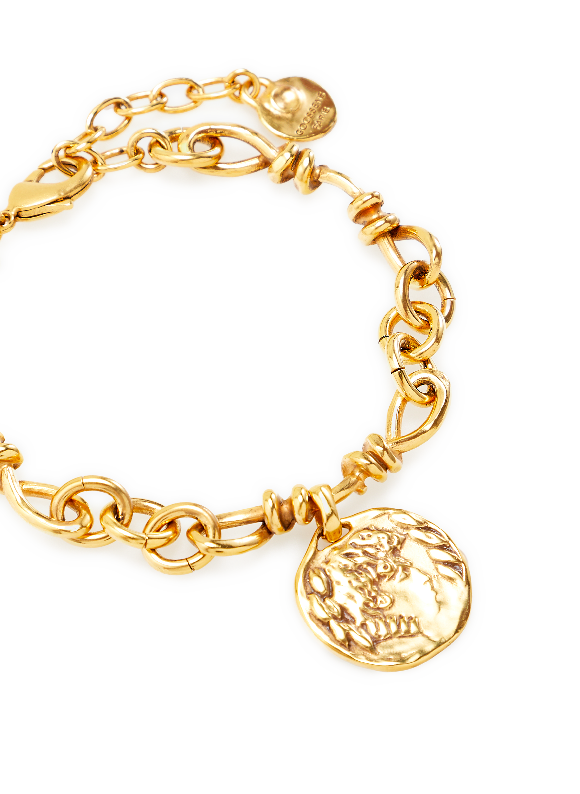 Bracelet médaille Carthage en laiton