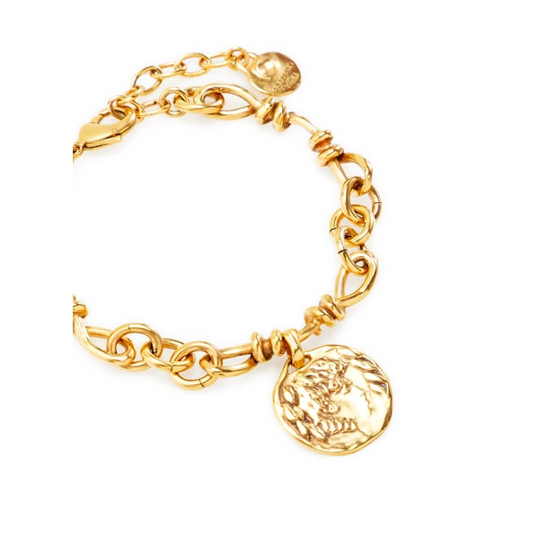 Bracelet médaille Carthage en laiton