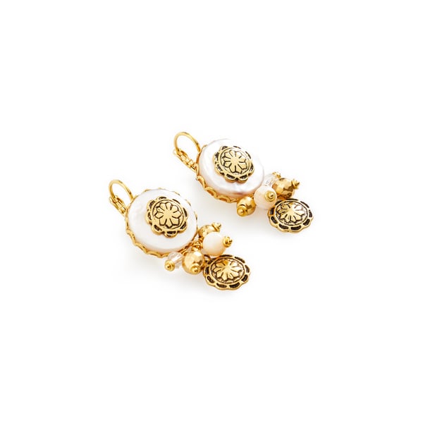 Boucles d'oreille dormeuses Amazone