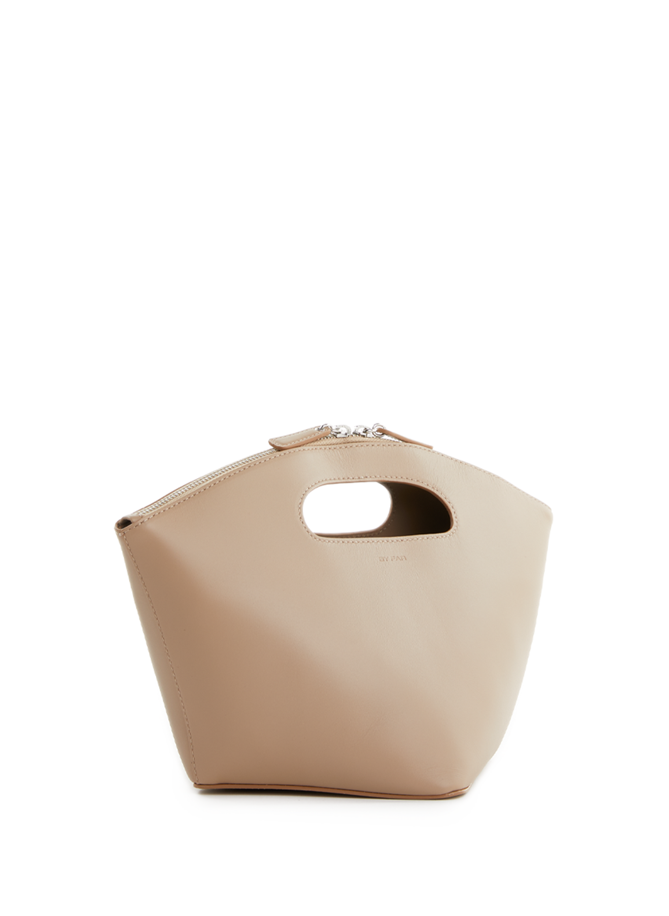 Sac à main Rubik en cuir  BY FAR Beige