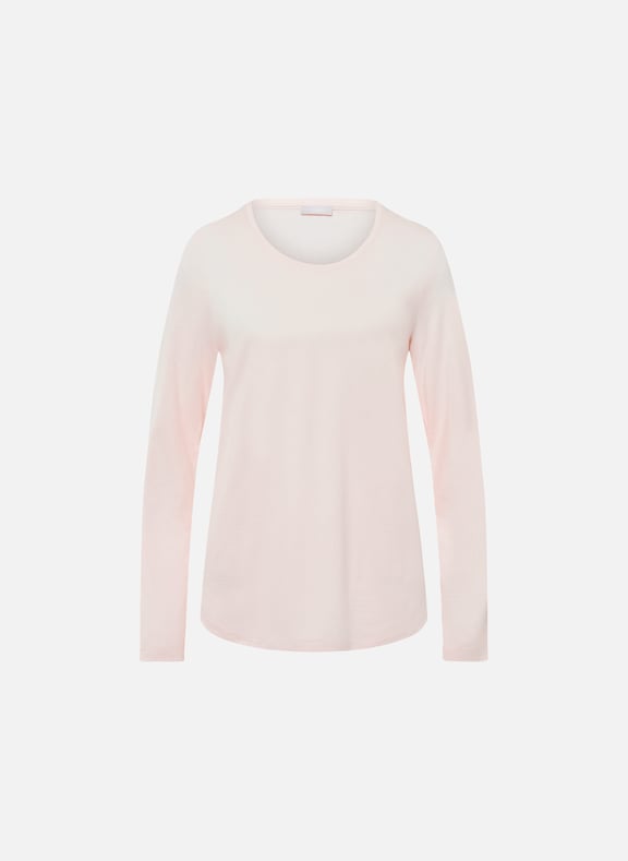 Long-sleeved T-shirt Pink by HANRO HANRO Long-sleeved T-shirt Pink