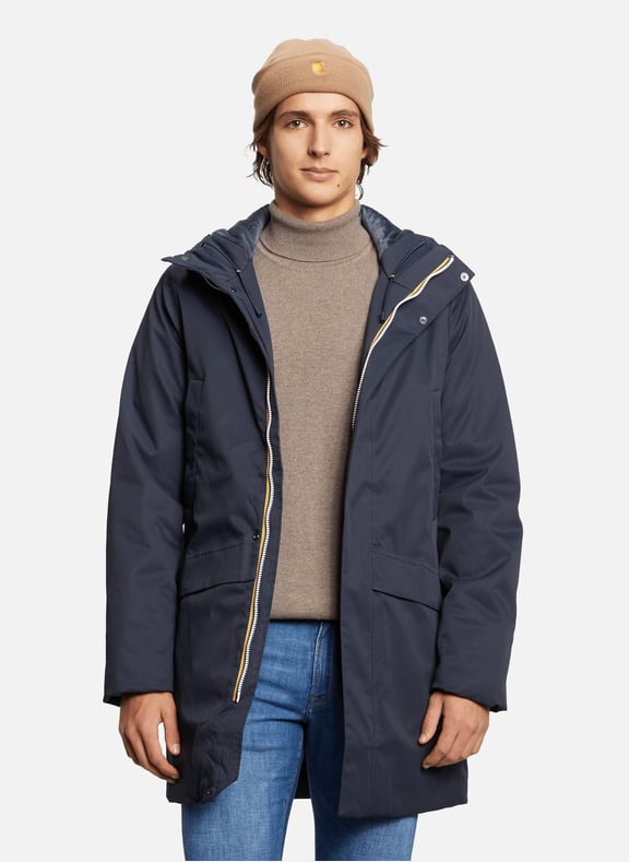 Parka Jarno Bleu by K-WAY K-WAY Parka Jarno Bleu