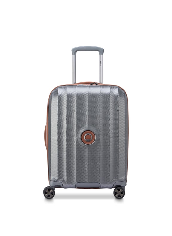 Valise cabine rigide taille s - carrousel Gris by DELSEY PARIS DELSEY PARIS Valise cabine rigide taille s - carrousel Gris