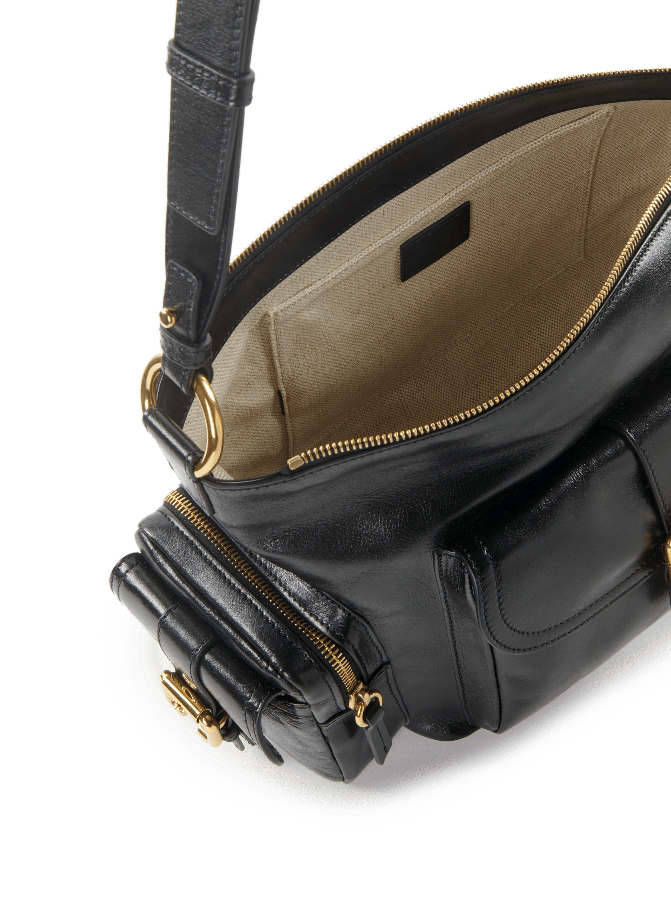 Sac à main Camera en cuir CHLOÉ Noir