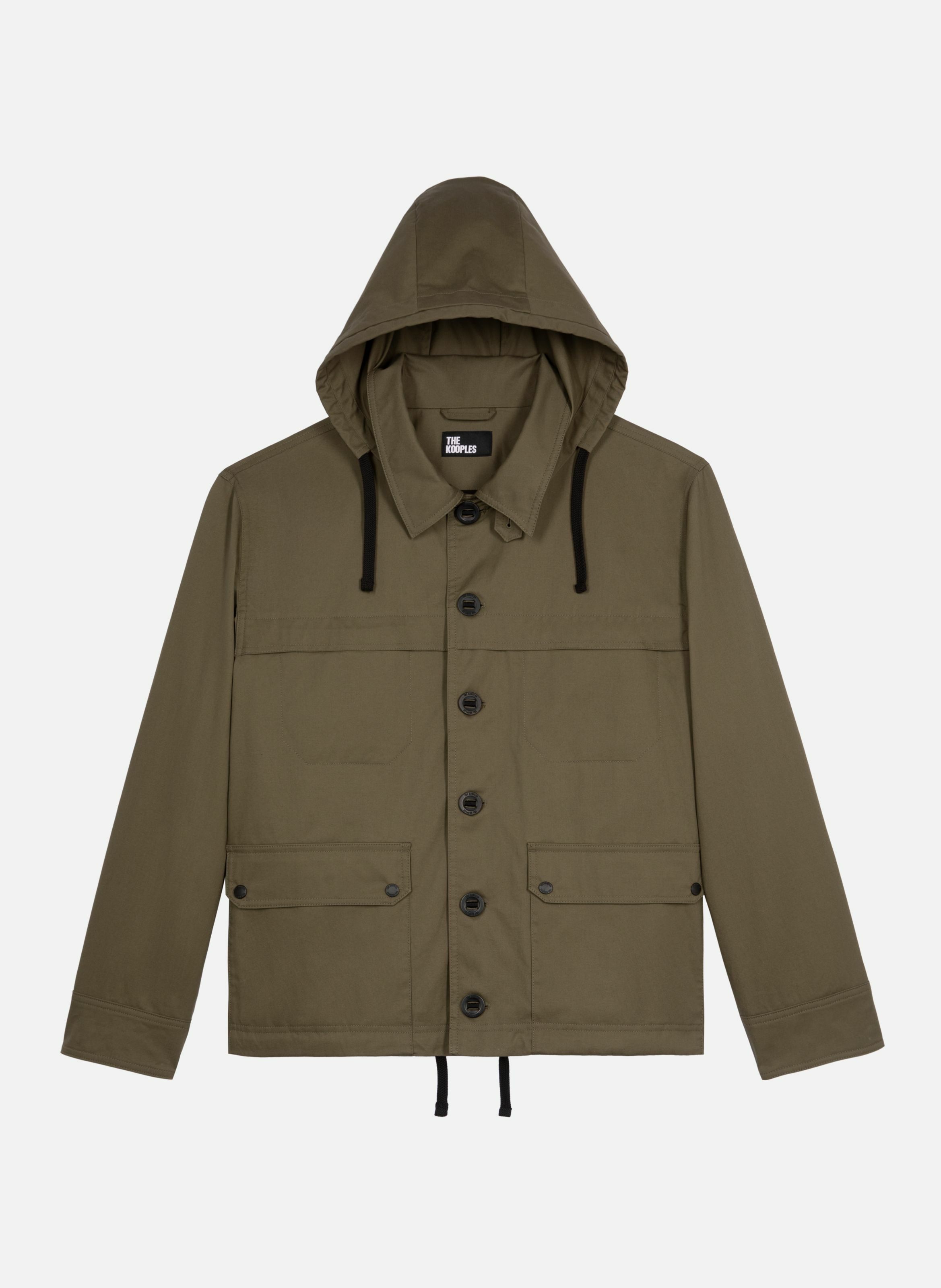 Parka courte à capuche THE KOOPLES Vert