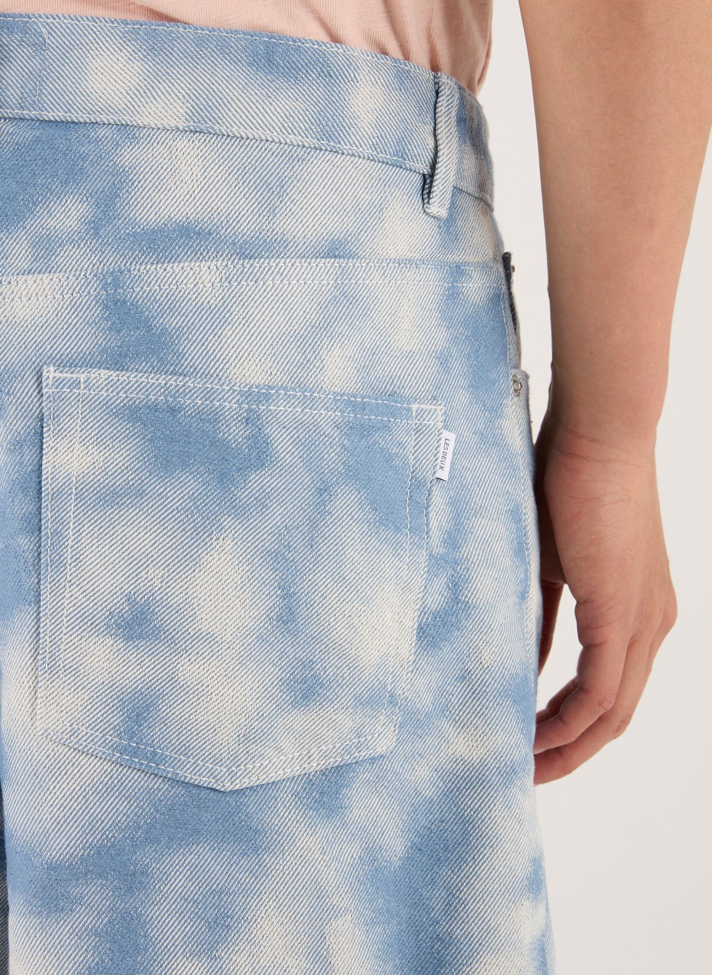 Short Ryder Cloud Denim LES DEUX Blue