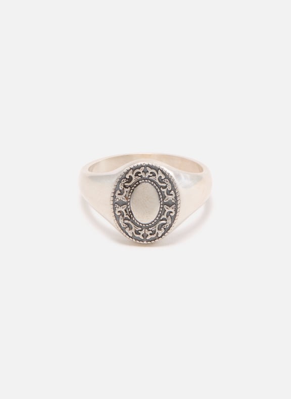 Silver Saloon Ring Silver by SERGE DENIMES SERGE DENIMES Silver Saloon Ring Silver