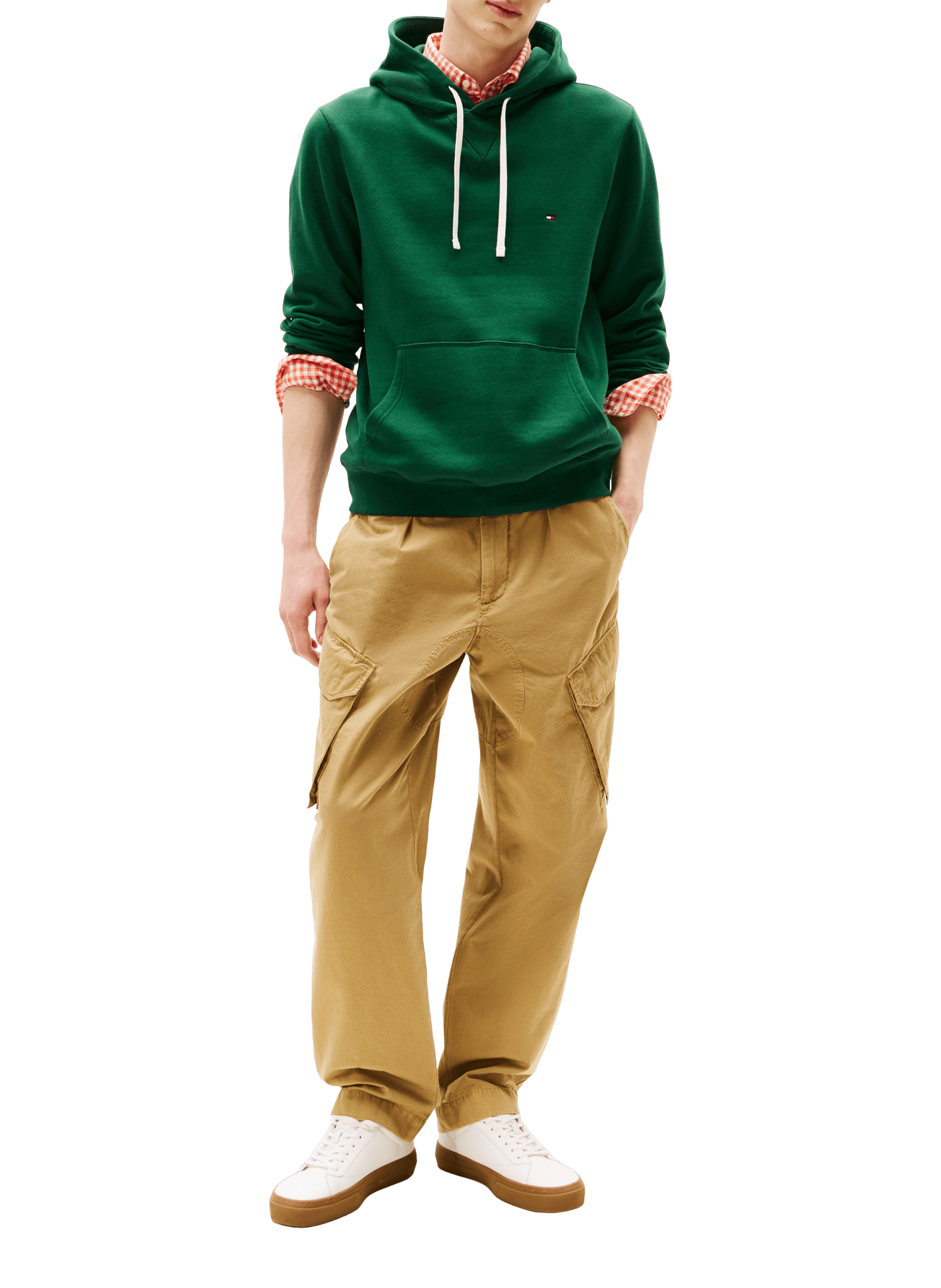 Fleece hoodie TOMMY HILFIGER Green