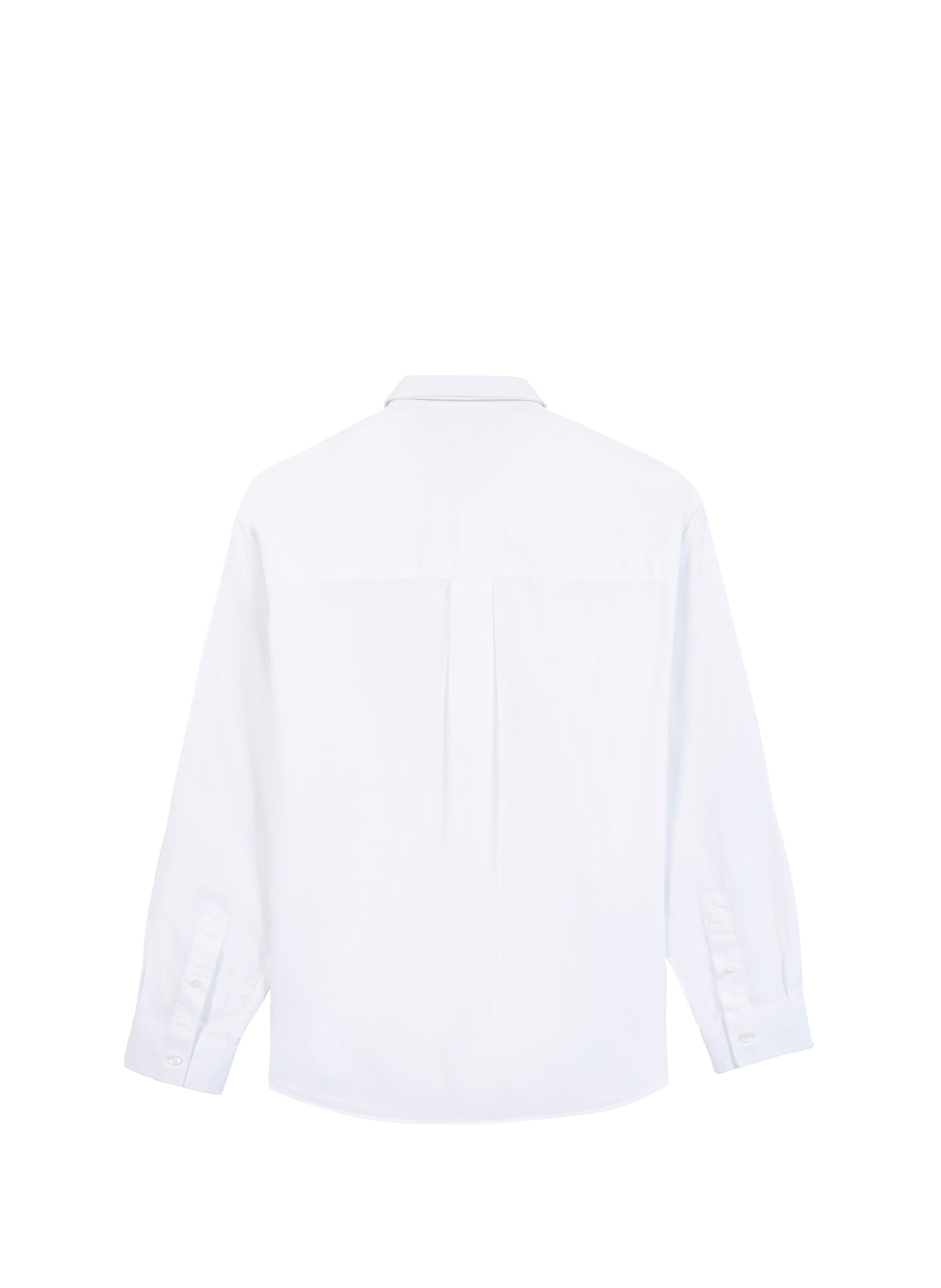Chemise droite en coton MAISON LABICHE Blanc