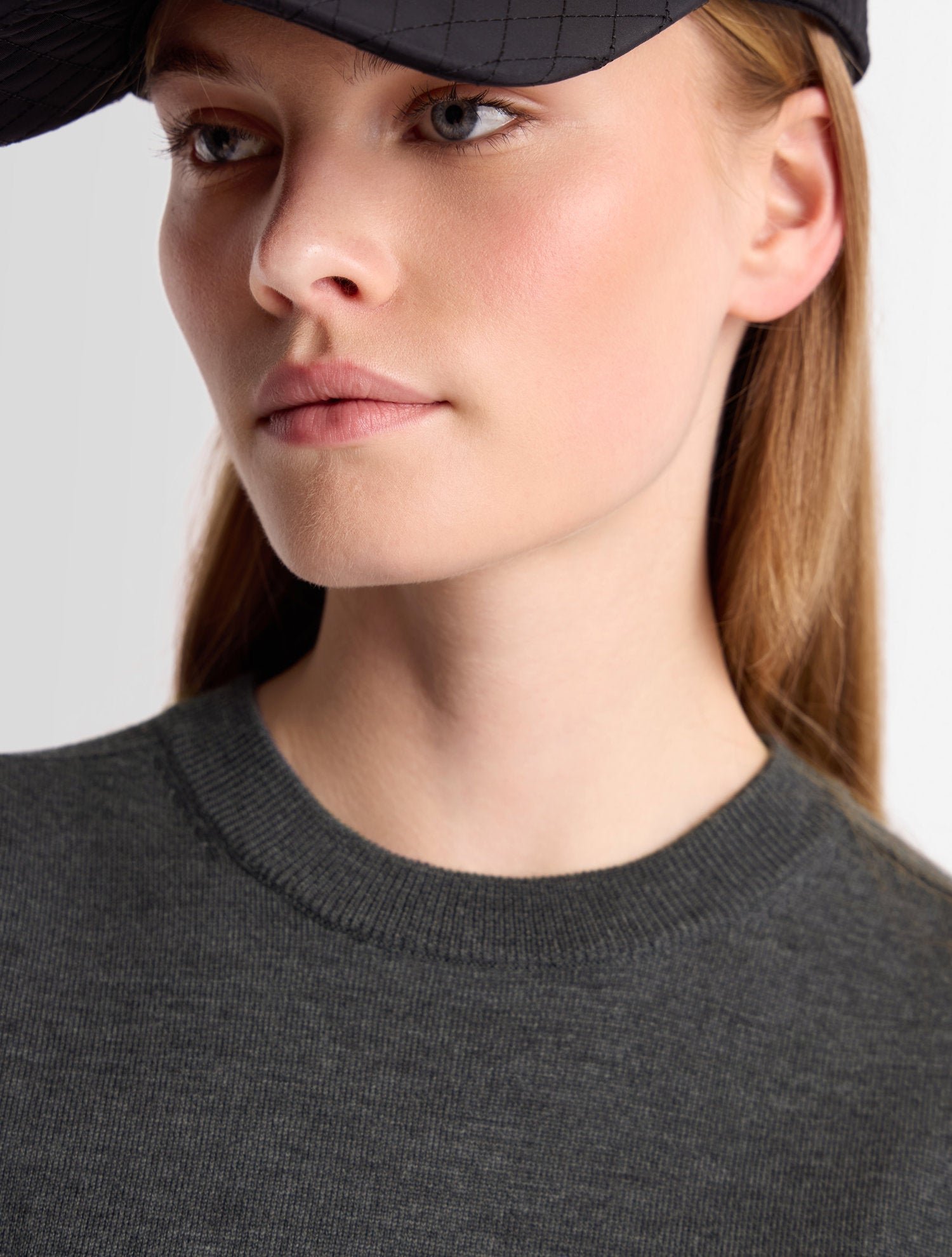 Pull ottali col rond coupe regular FUSALP Gris