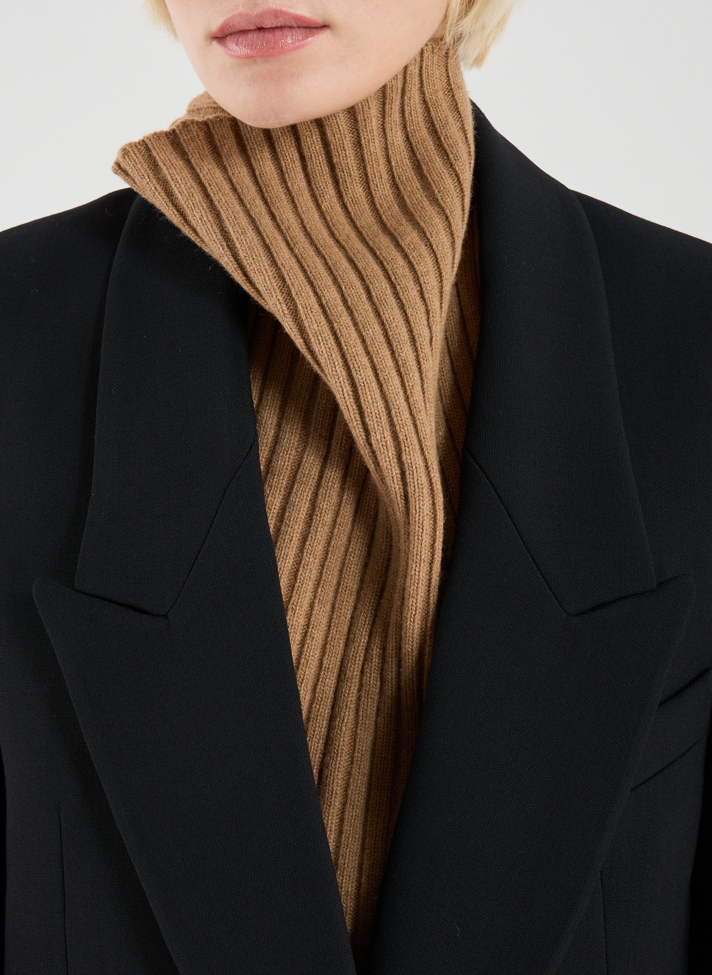 Fitted blazer with a tailored collar VICTORIA BECKHAM Black