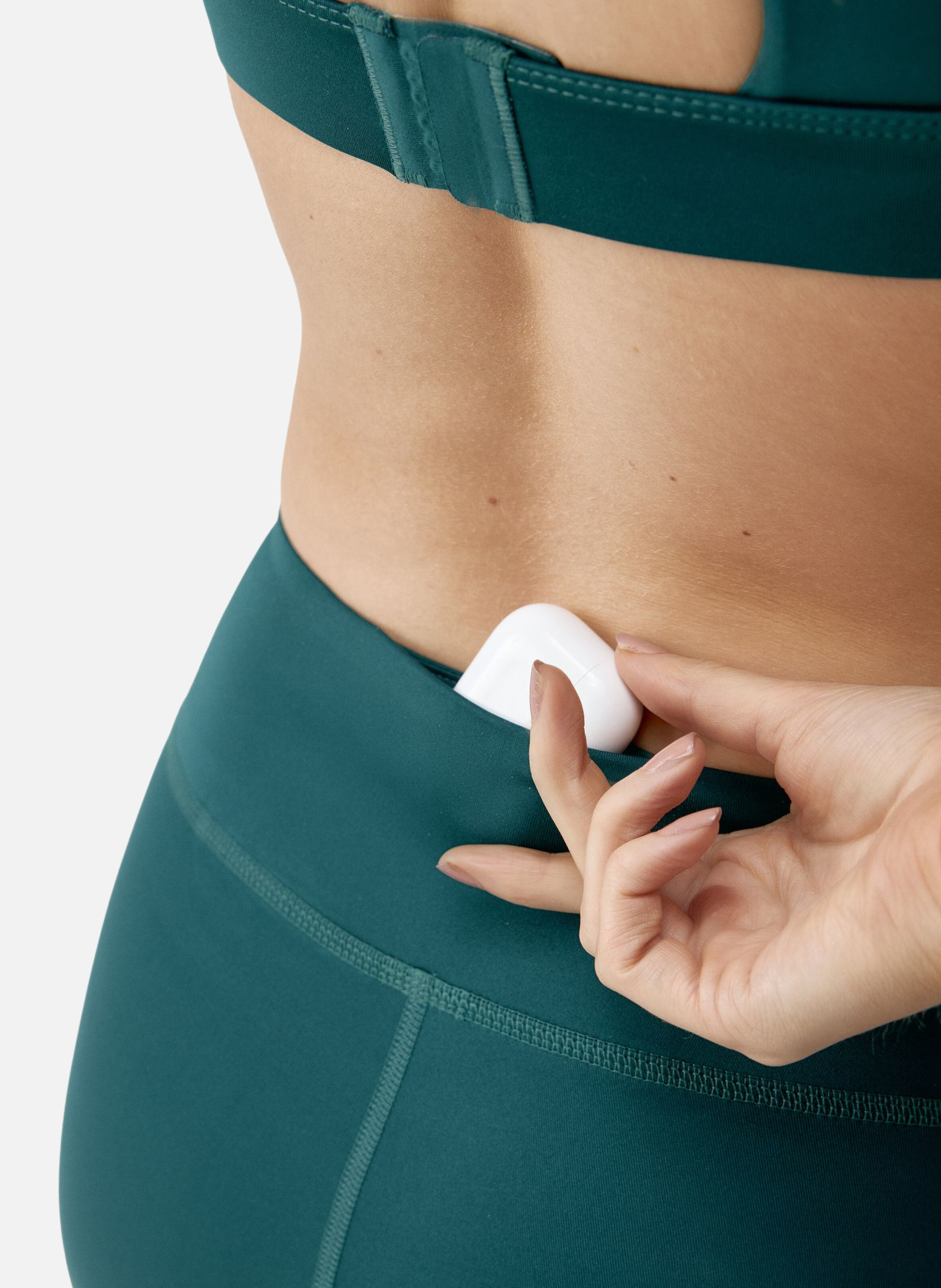 Legging de sport long performance kishi BORN LIVING YOGA Vert