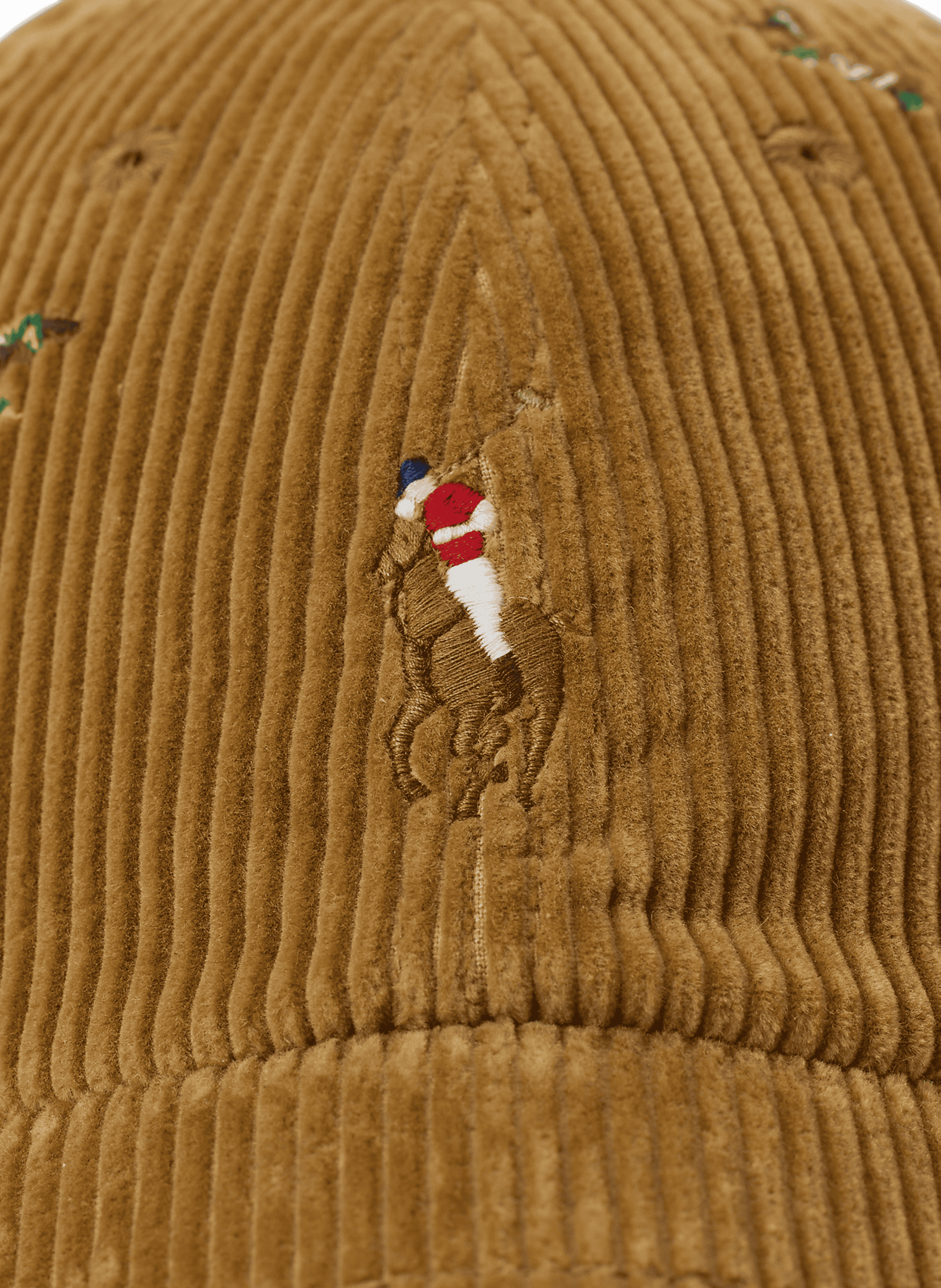 Casquette en velours côtelé POLO RALPH LAUREN Marron