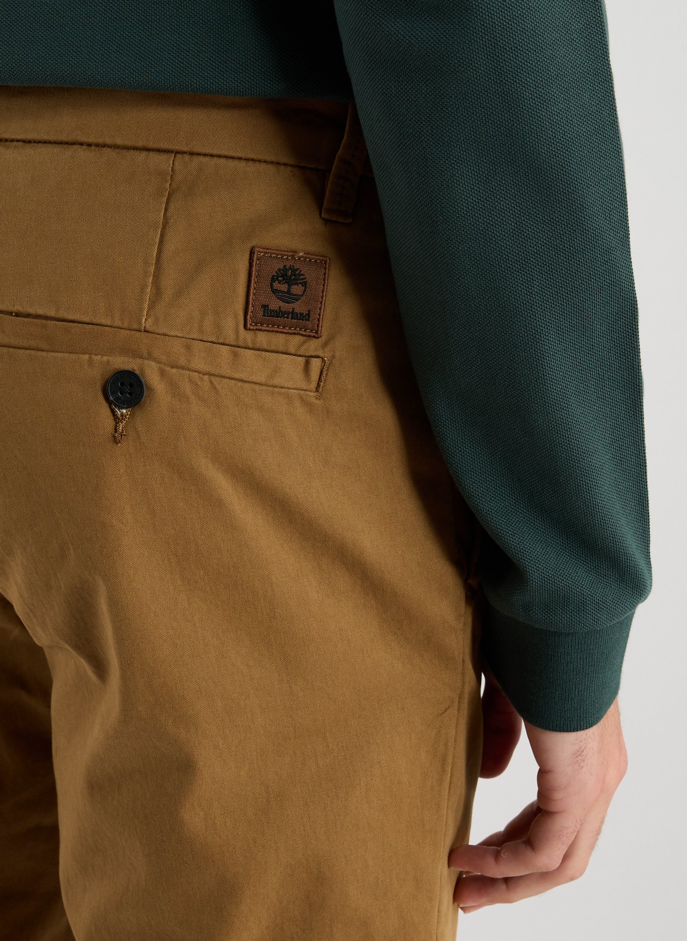 Cotton Trousers TIMBERLAND Brown