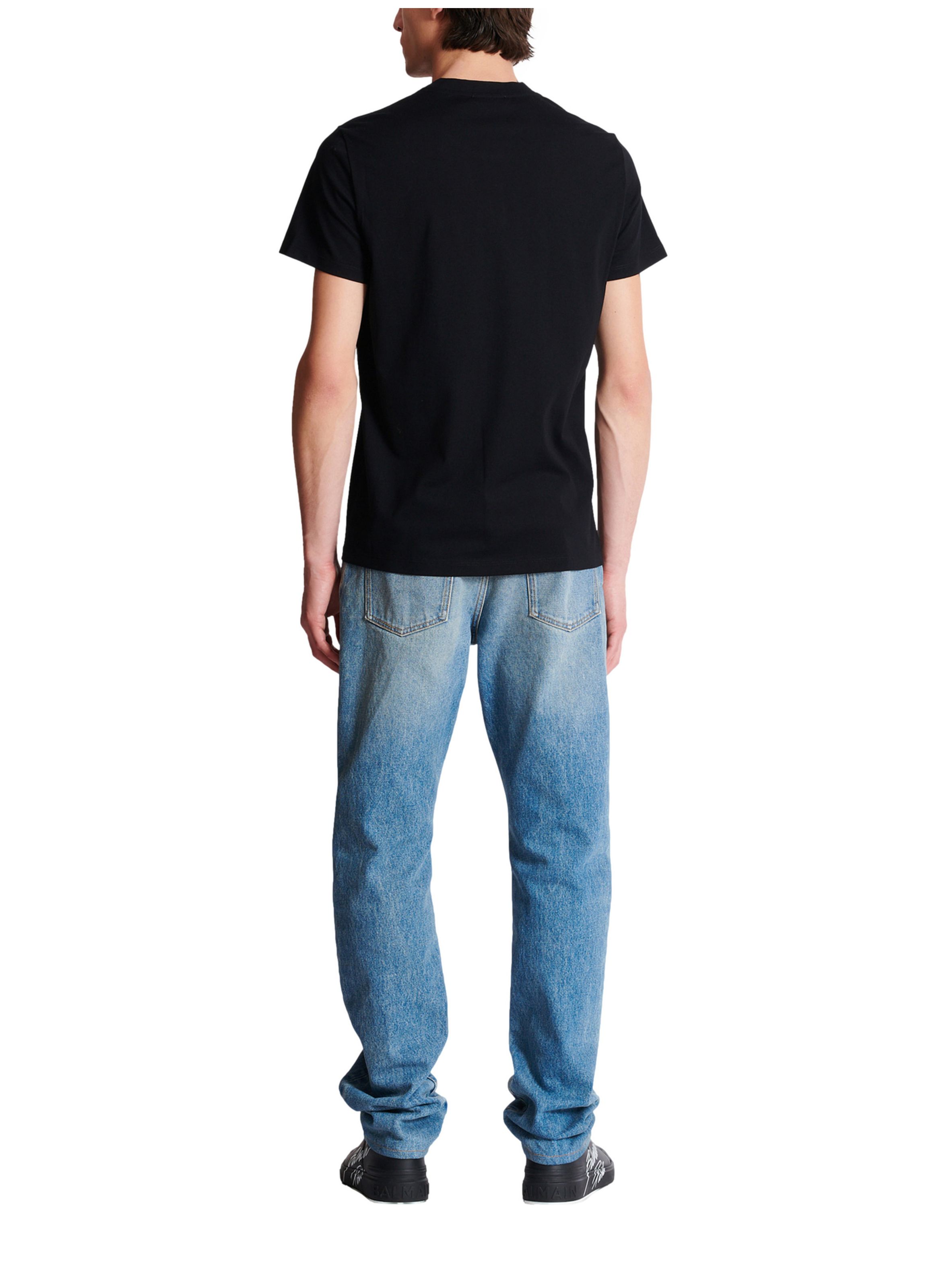 T-shirt à logo balmain vintage gel BALMAIN Doré