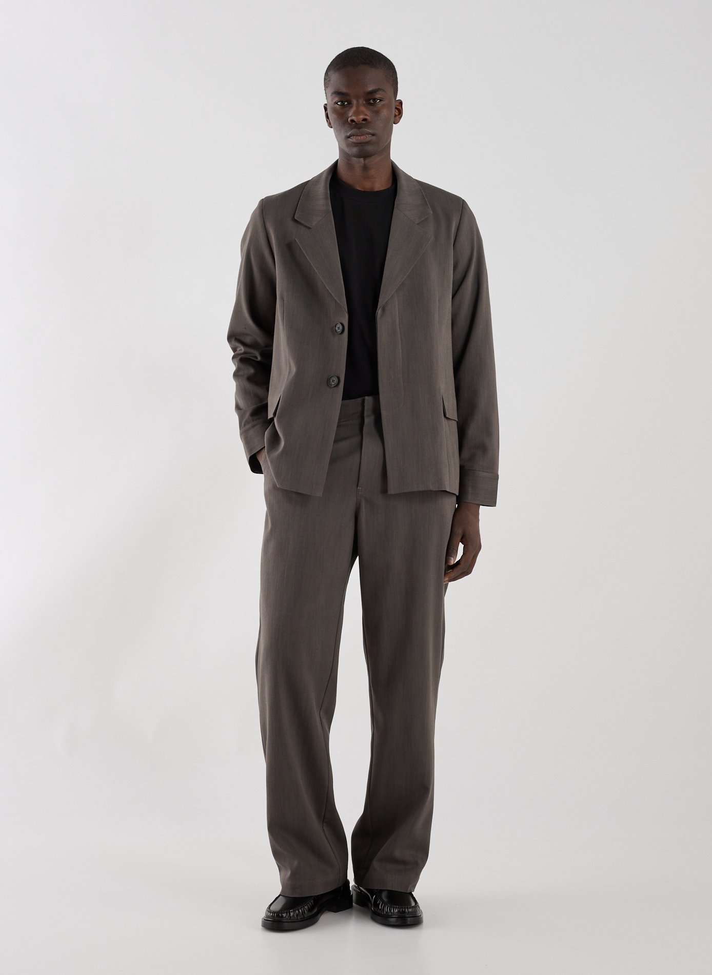 Night blue trousers - The Air Uniform WON HUNDRED Grey