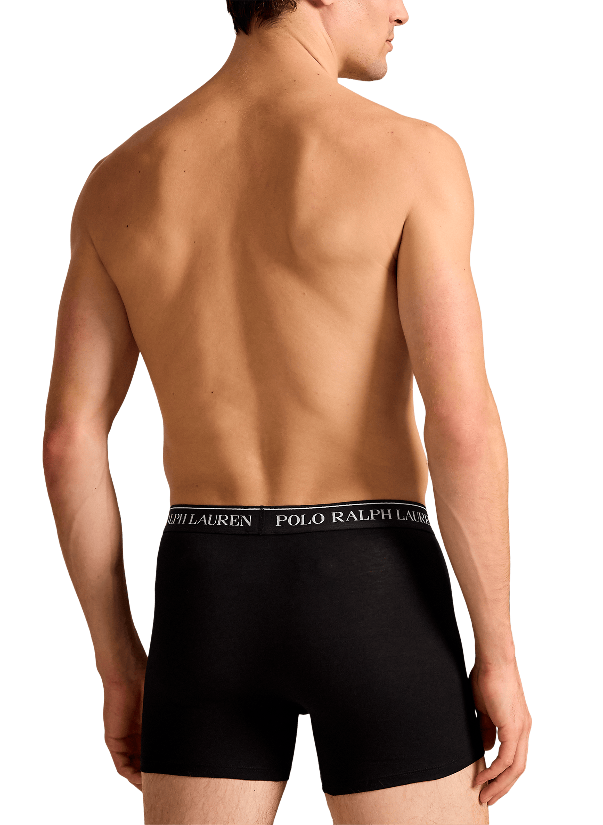 Pack of three cotton boxers POLO RALPH LAUREN Black