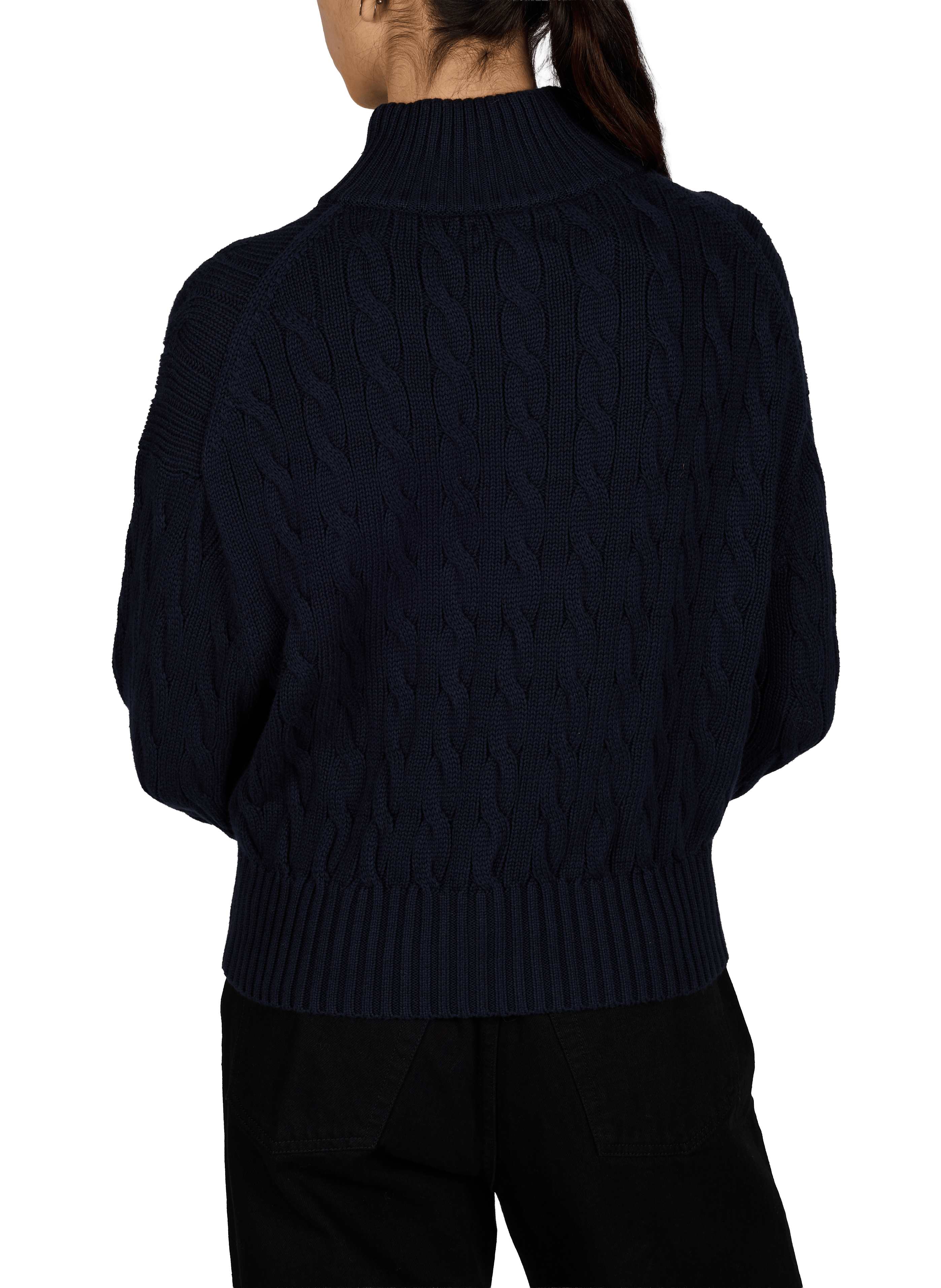Cotton high-neck jumper POLO RALPH LAUREN Blue