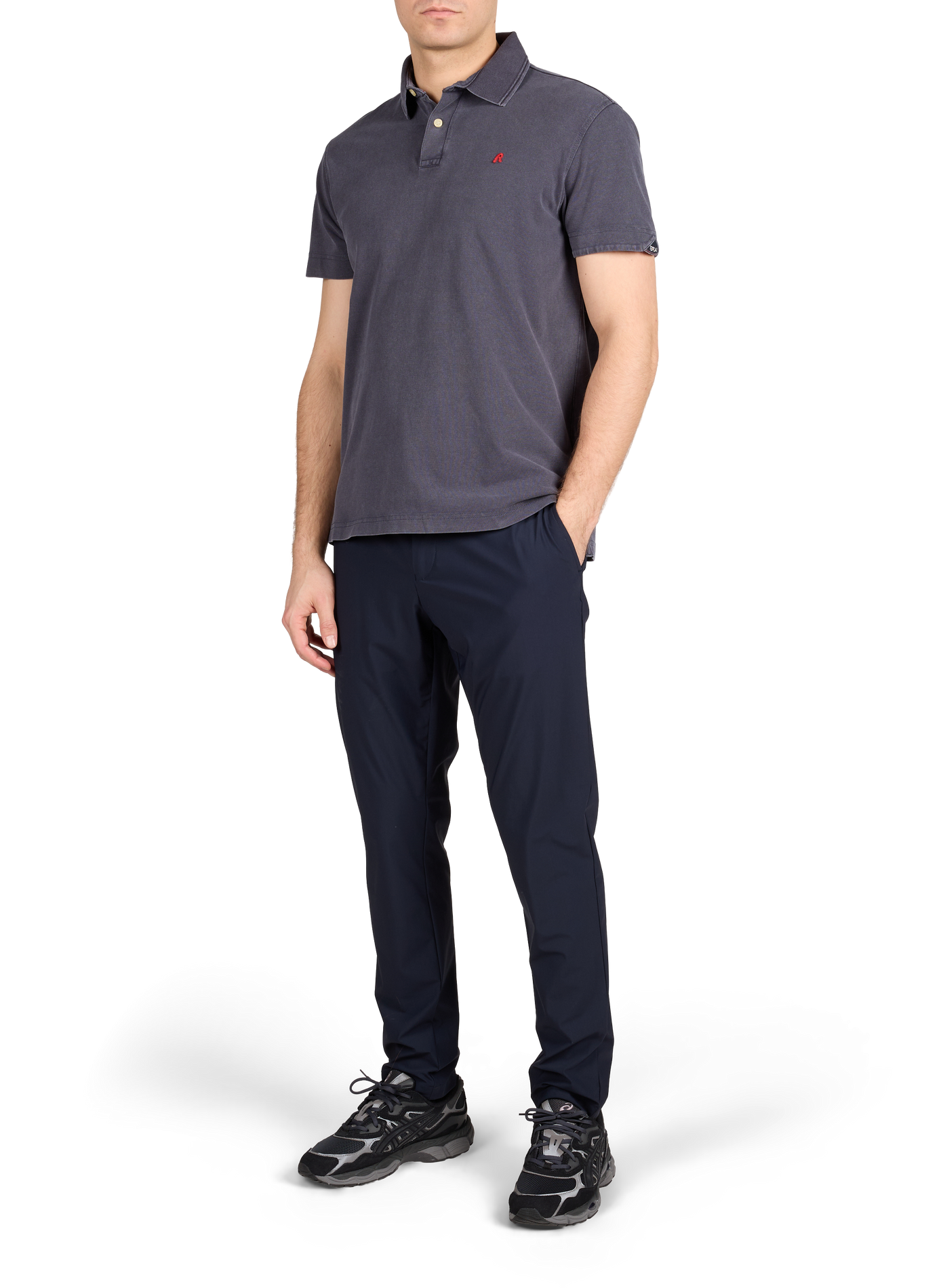 Pantalon droit uni REPLAY Bleu