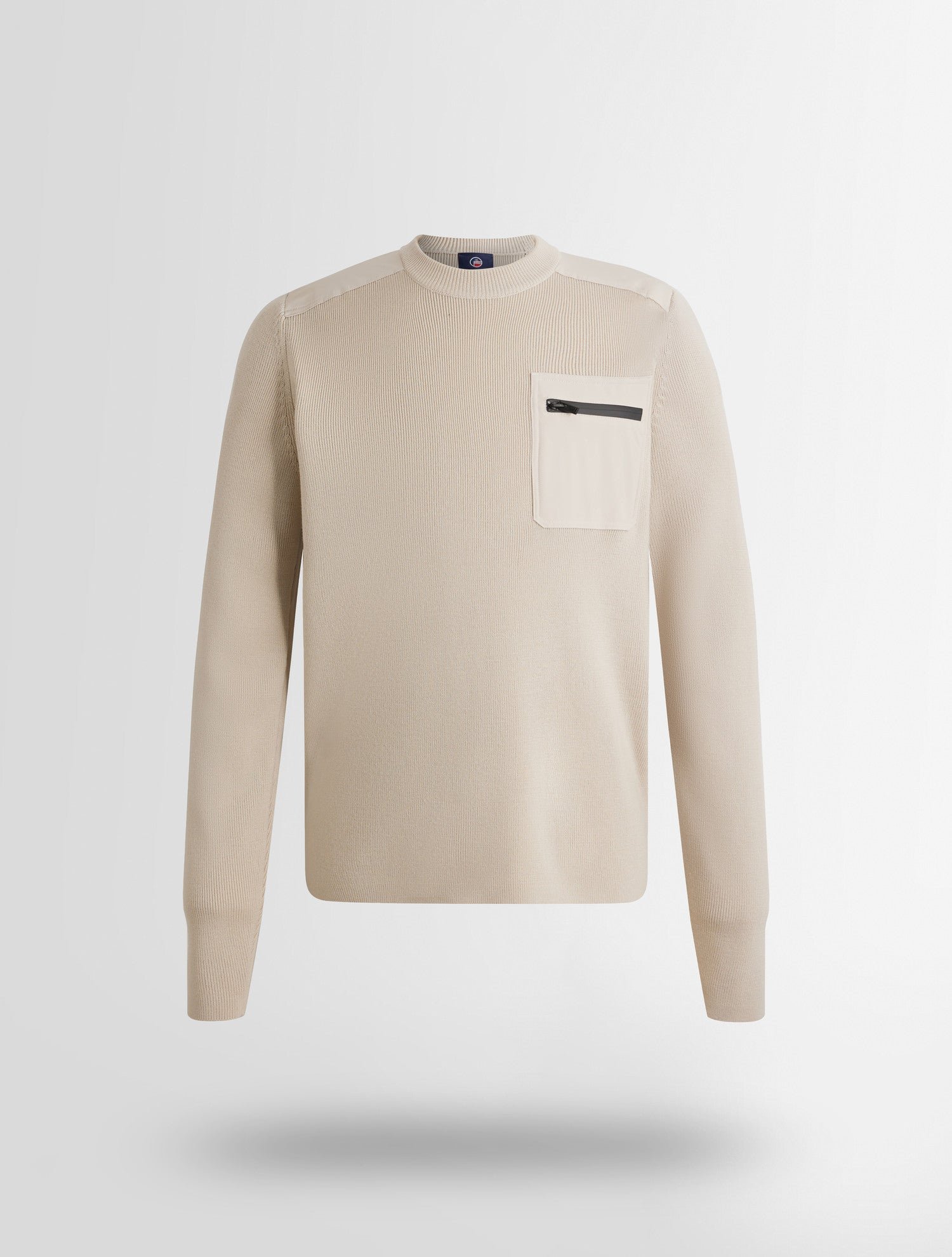 Pull tevan col rond coupe regular FUSALP Blanc