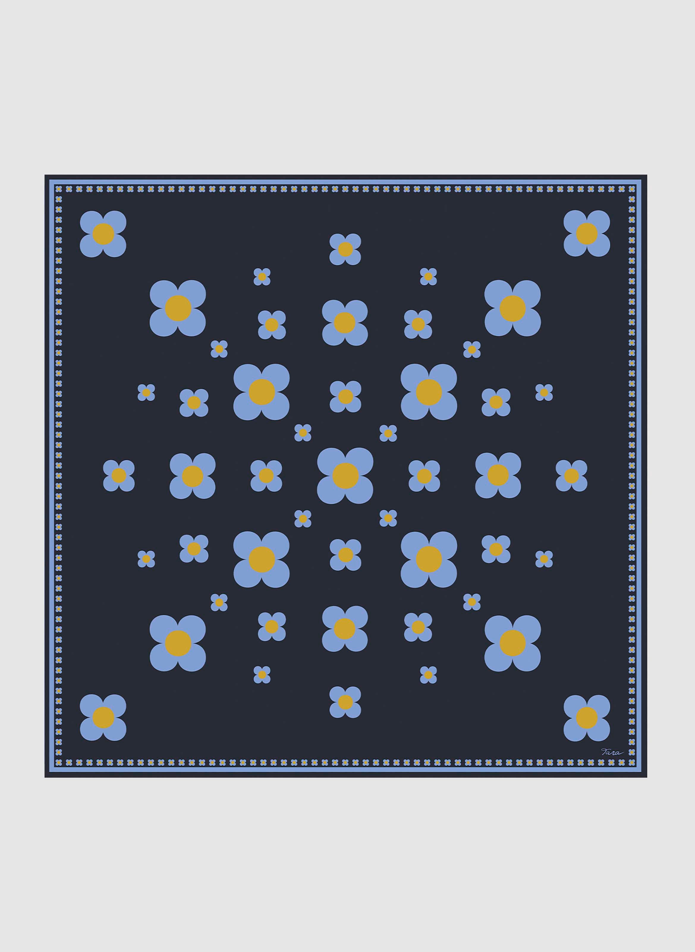 Foulard edme TARA JARMON Bleu